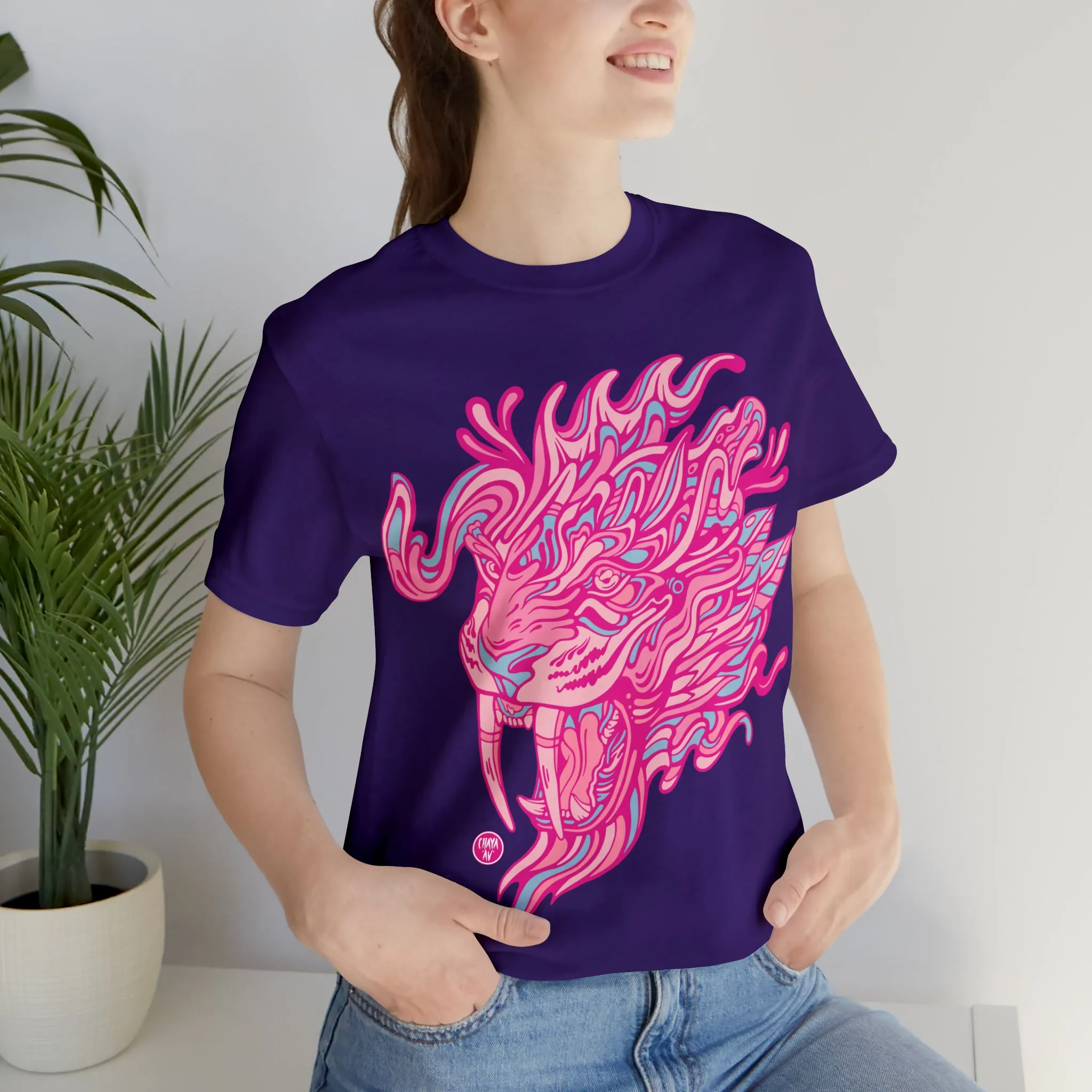 Saber Savagery | Graphic T-Shirt by Chaya Av (DTG Print)