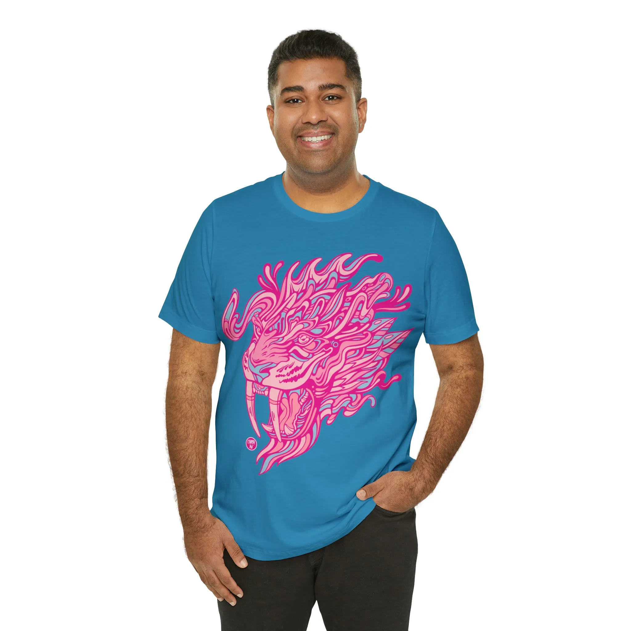 Saber Savagery | Graphic T-Shirt by Chaya Av (DTG Print)