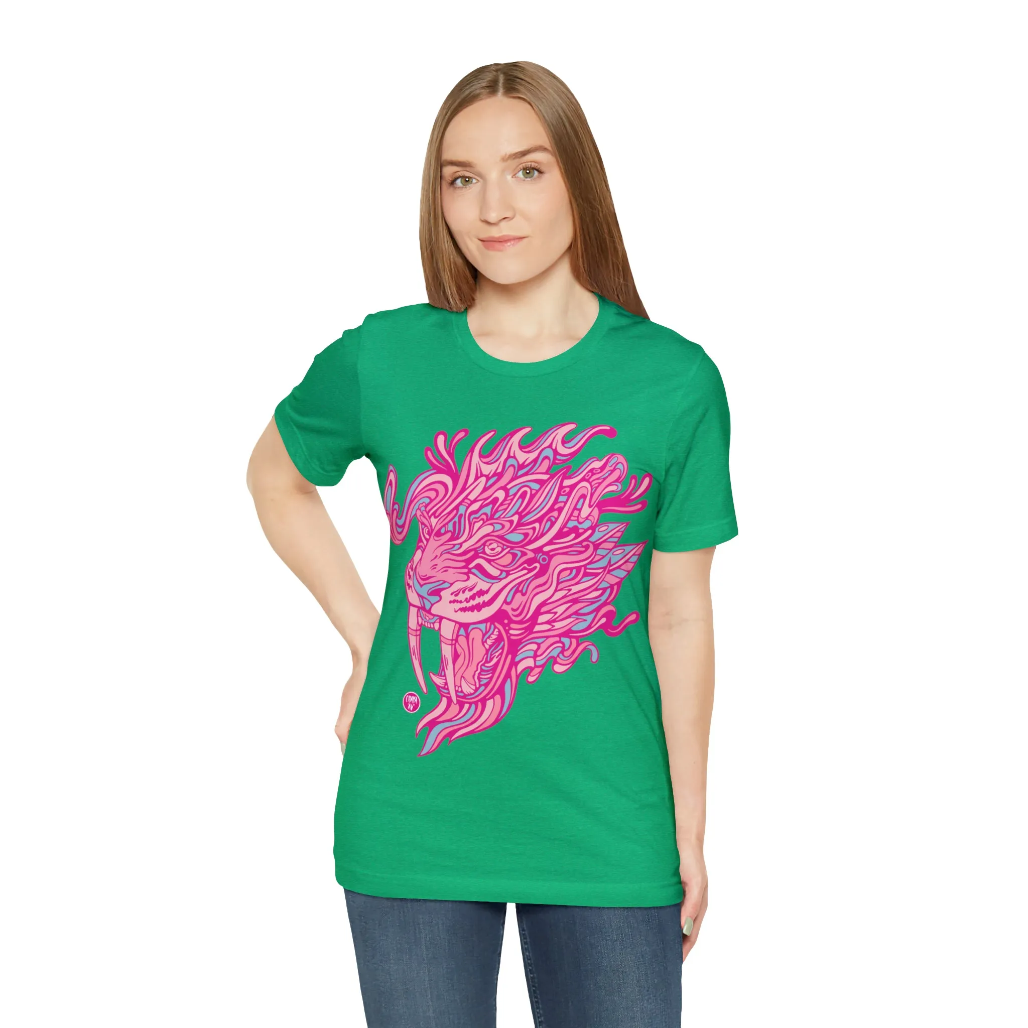 Saber Savagery | Graphic T-Shirt by Chaya Av (DTG Print)
