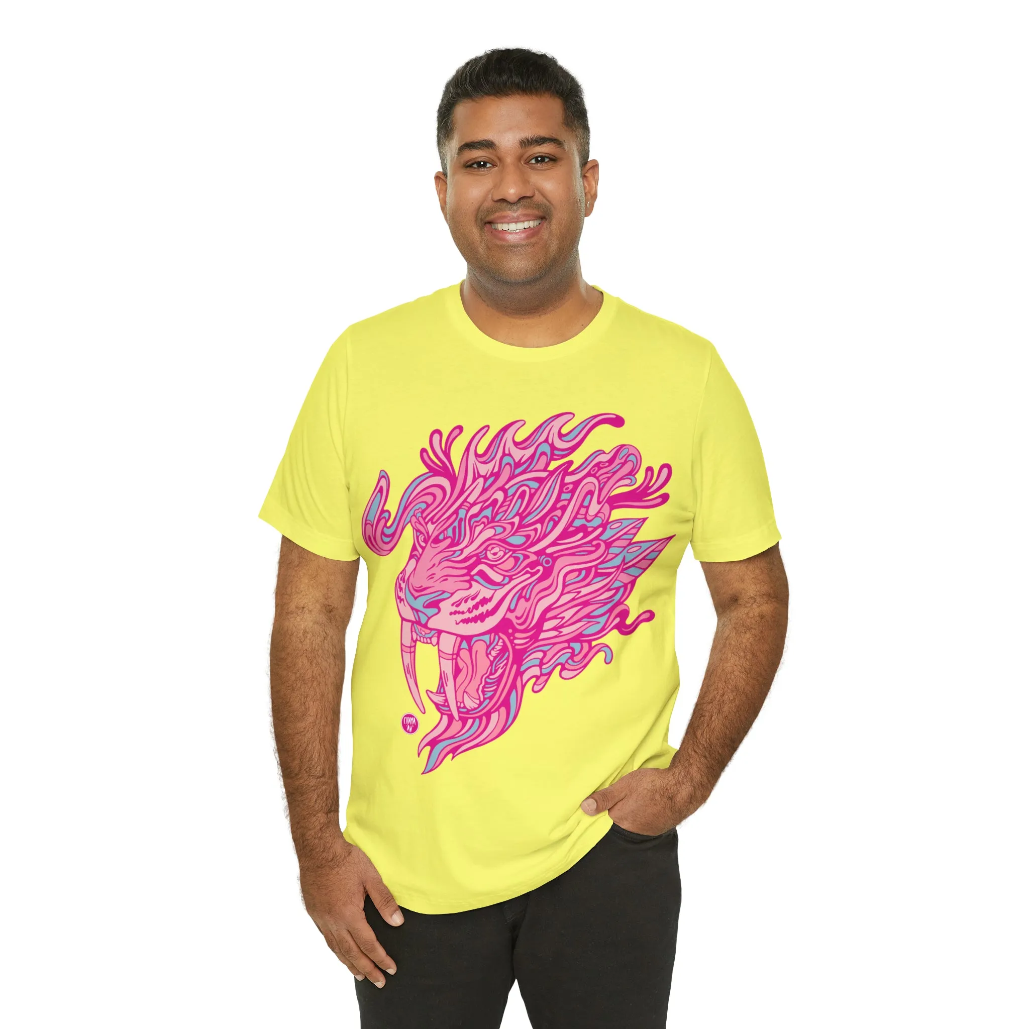 Saber Savagery | Graphic T-Shirt by Chaya Av (DTG Print)