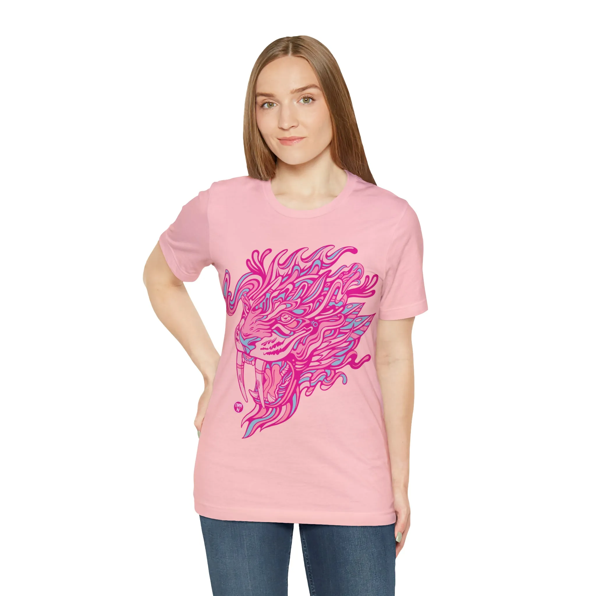 Saber Savagery | Graphic T-Shirt by Chaya Av (DTG Print)