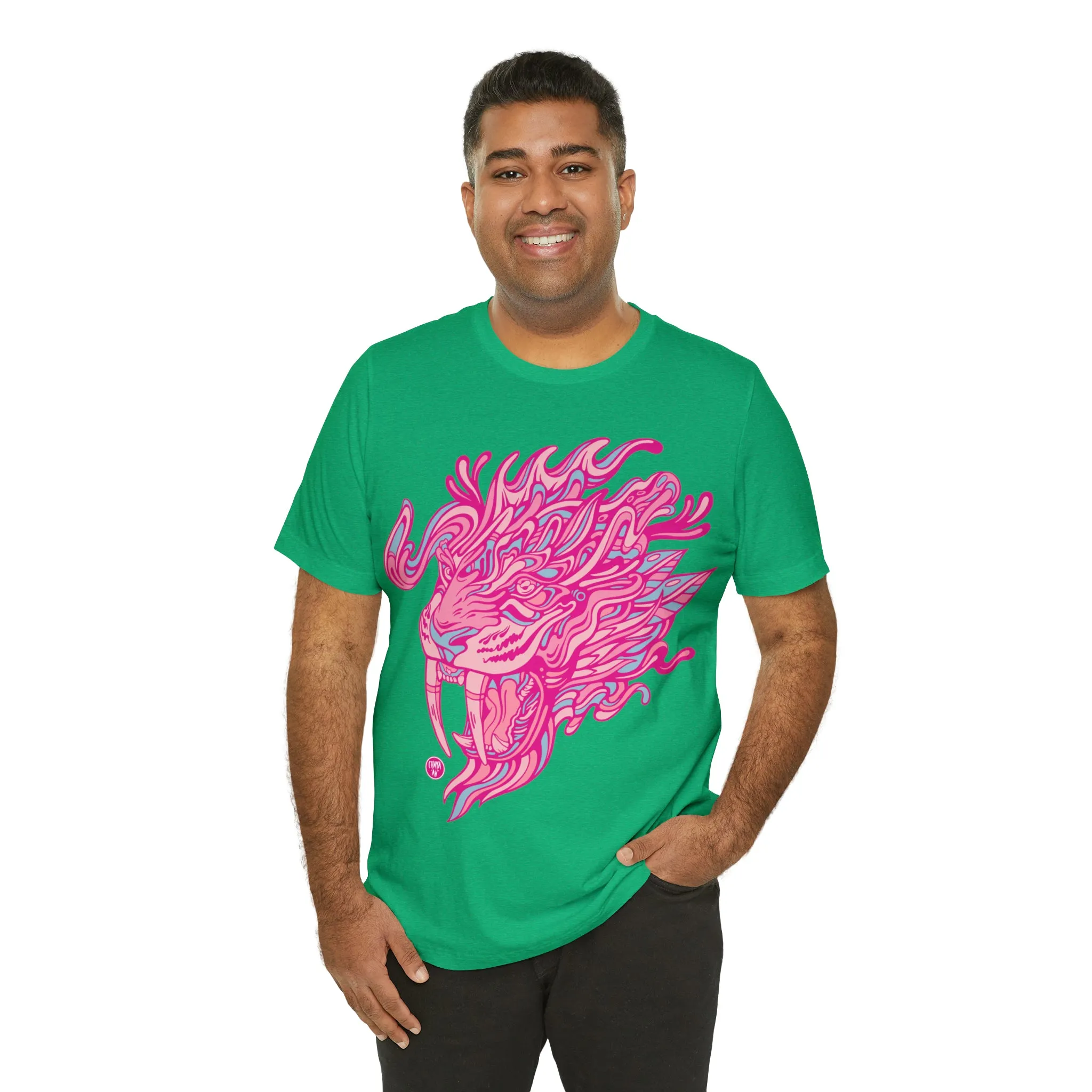 Saber Savagery | Graphic T-Shirt by Chaya Av (DTG Print)