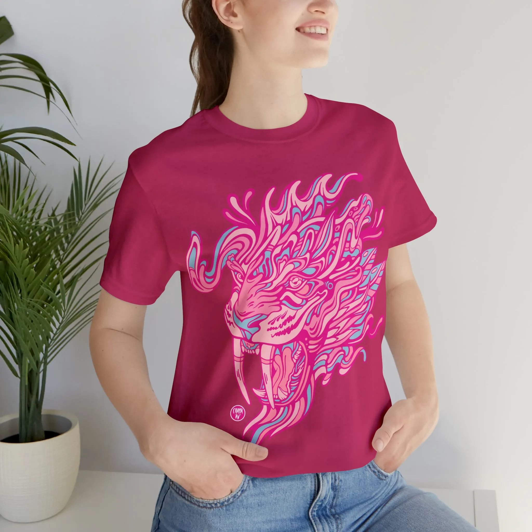 Saber Savagery | Graphic T-Shirt by Chaya Av (DTG Print)