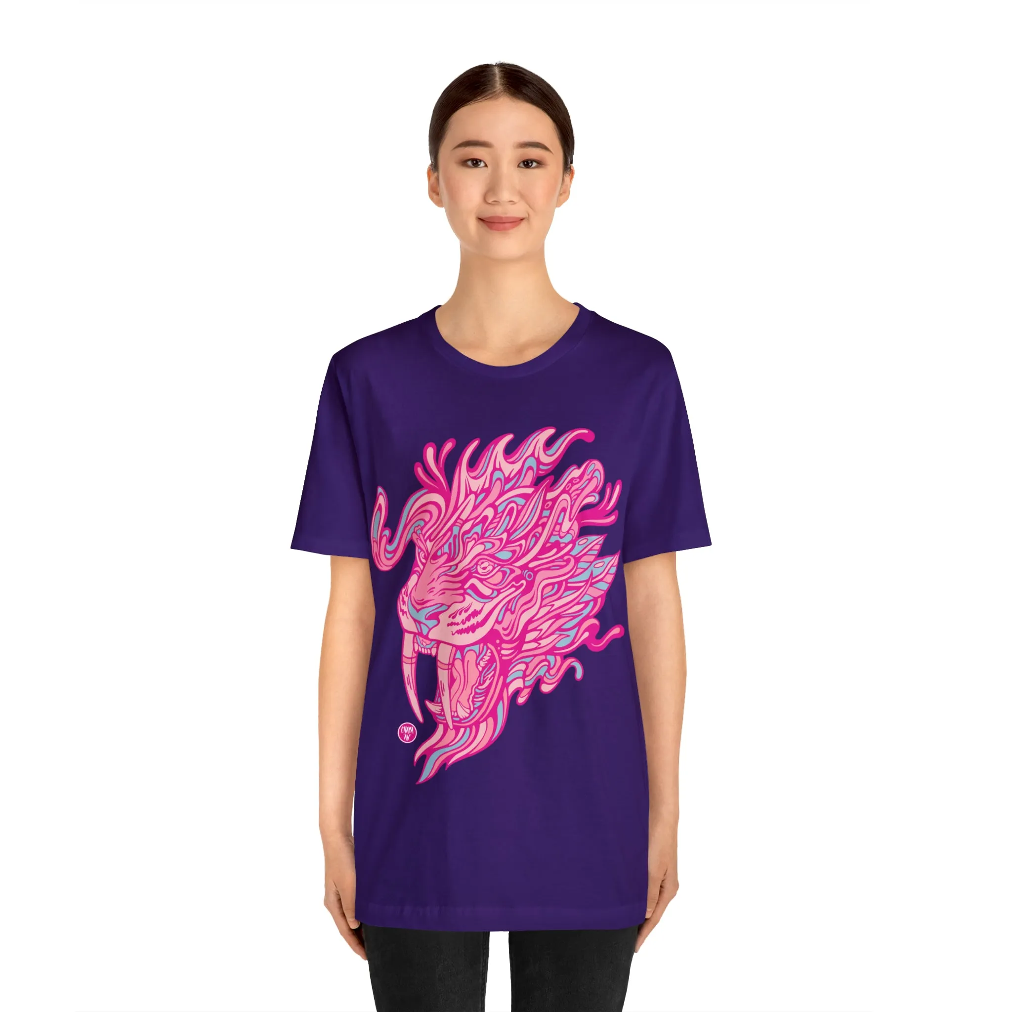 Saber Savagery | Graphic T-Shirt by Chaya Av (DTG Print)