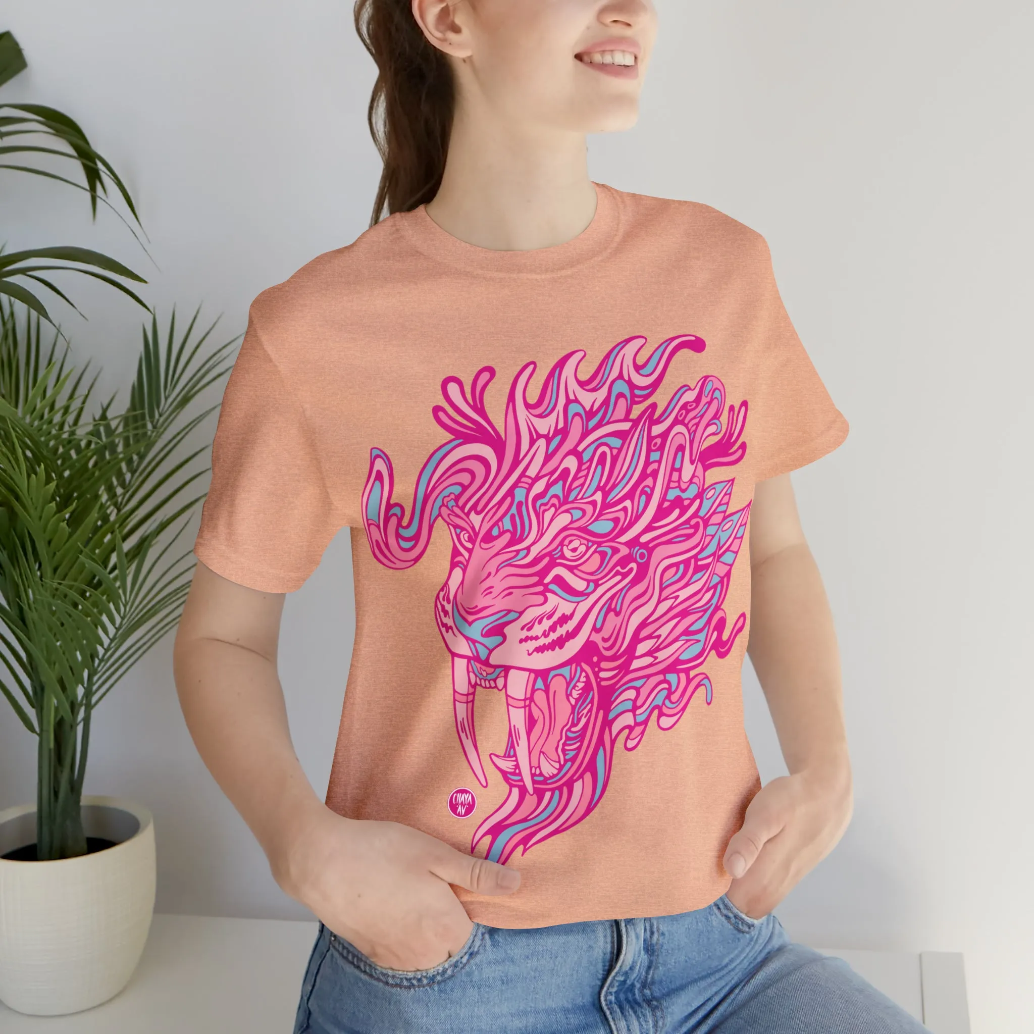 Saber Savagery | Graphic T-Shirt by Chaya Av (DTG Print)