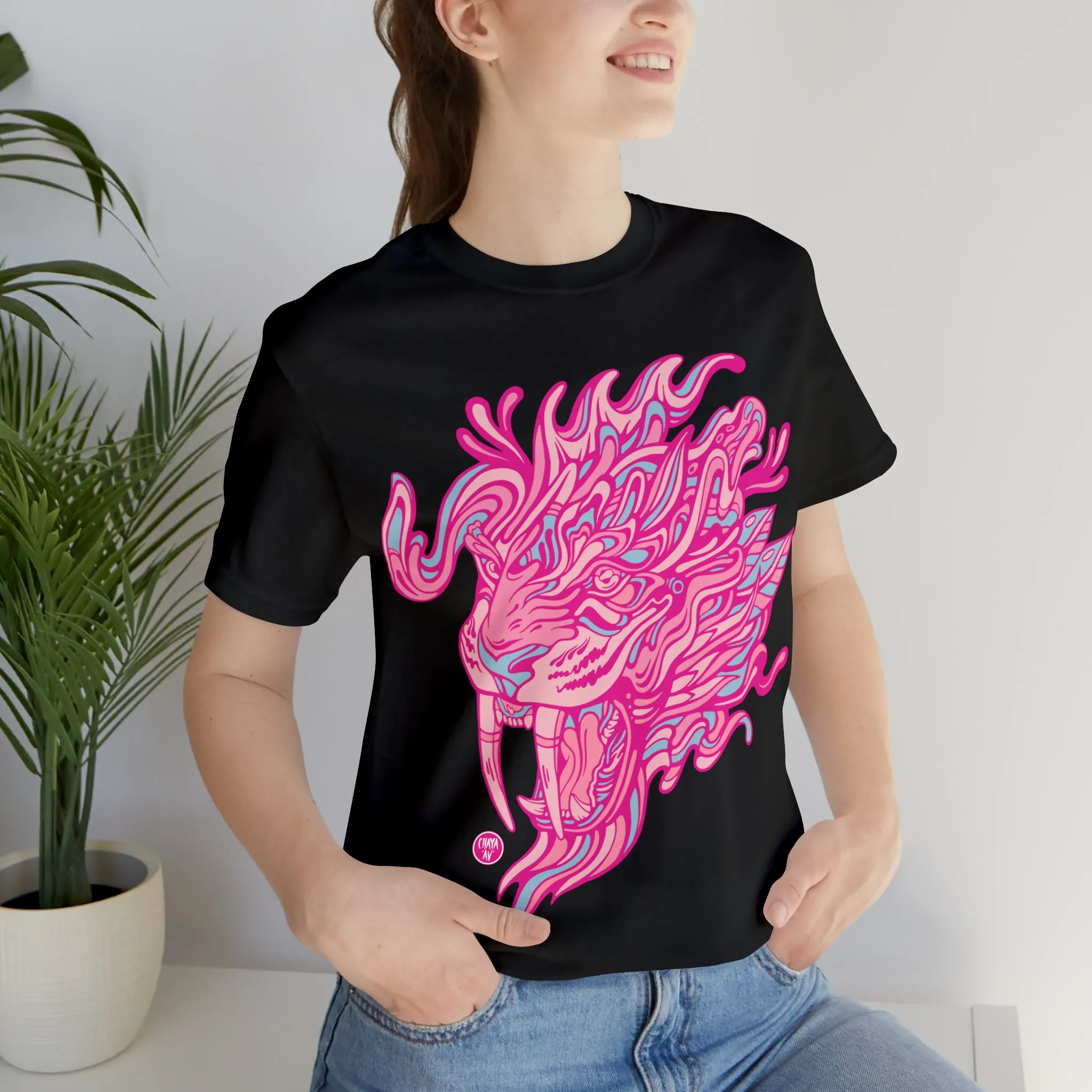 Saber Savagery | Graphic T-Shirt by Chaya Av (DTG Print)