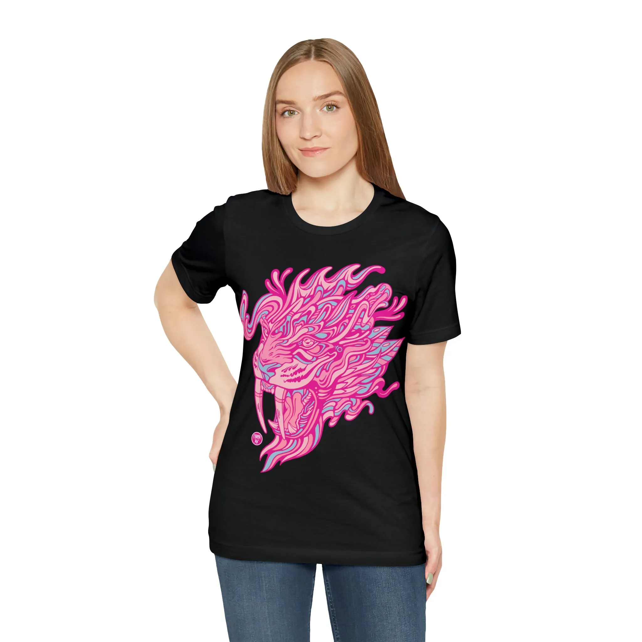 Saber Savagery | Graphic T-Shirt by Chaya Av (DTG Print)
