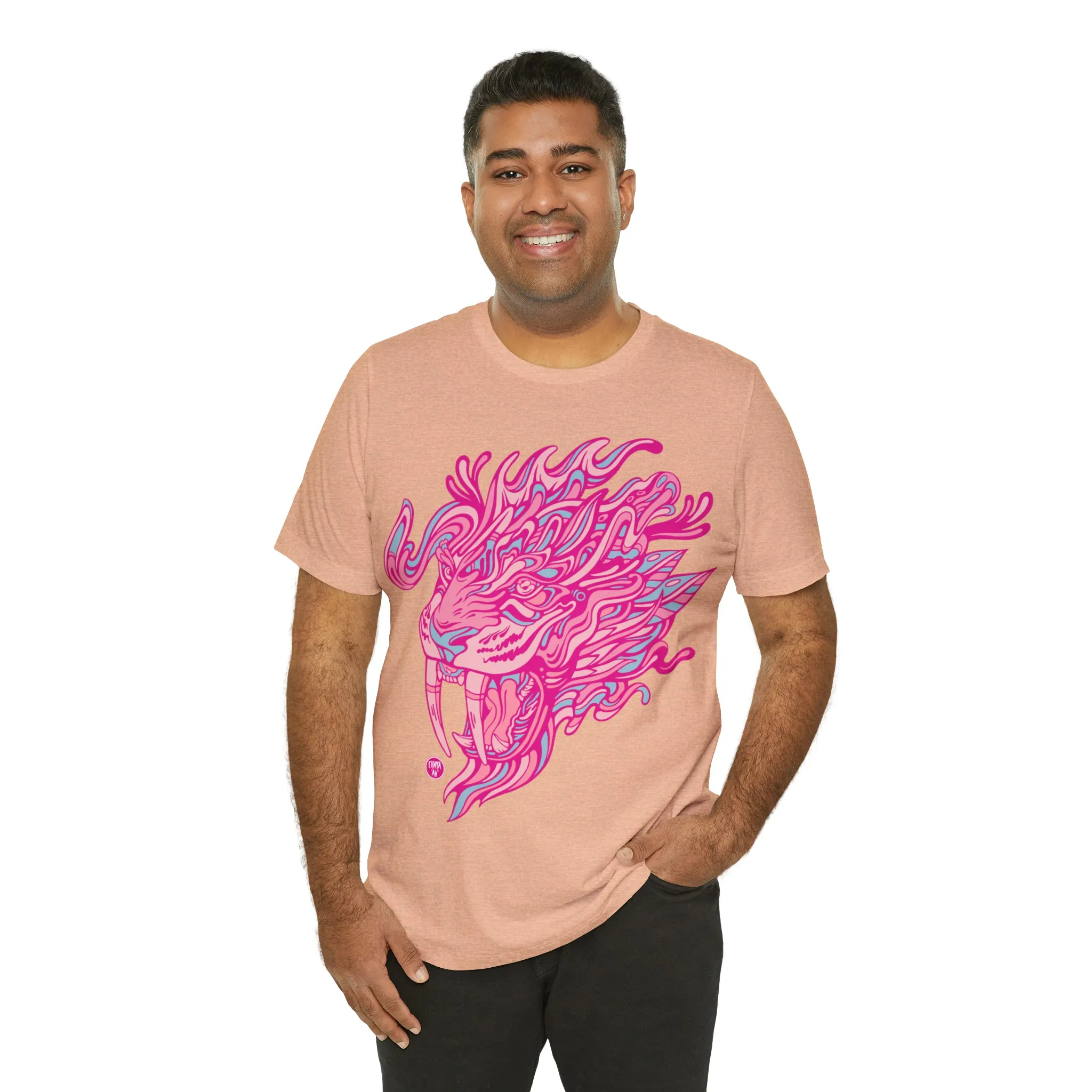 Saber Savagery | Graphic T-Shirt by Chaya Av (DTG Print)