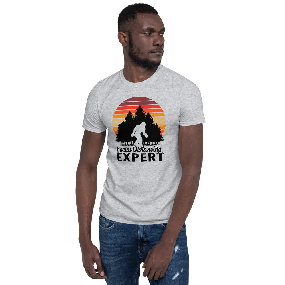 Sasquatch: Social Distancing Expert Men's T-Shirt