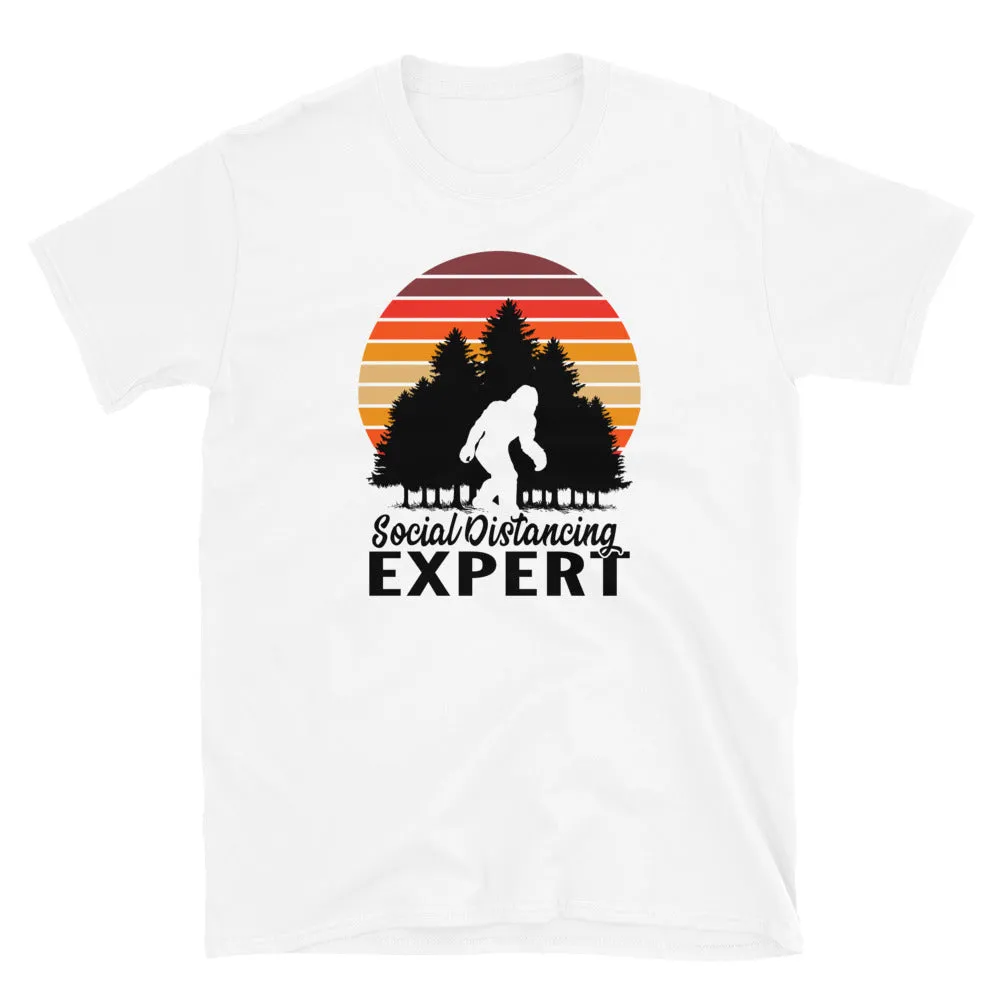 Sasquatch: Social Distancing Expert Men's T-Shirt
