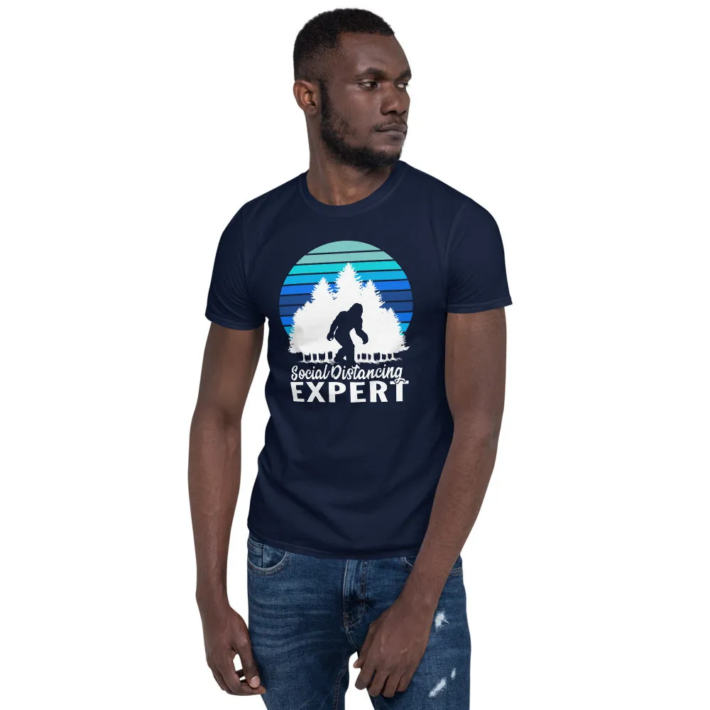 Sasquatch: Social Distancing Expert Men's T-Shirt