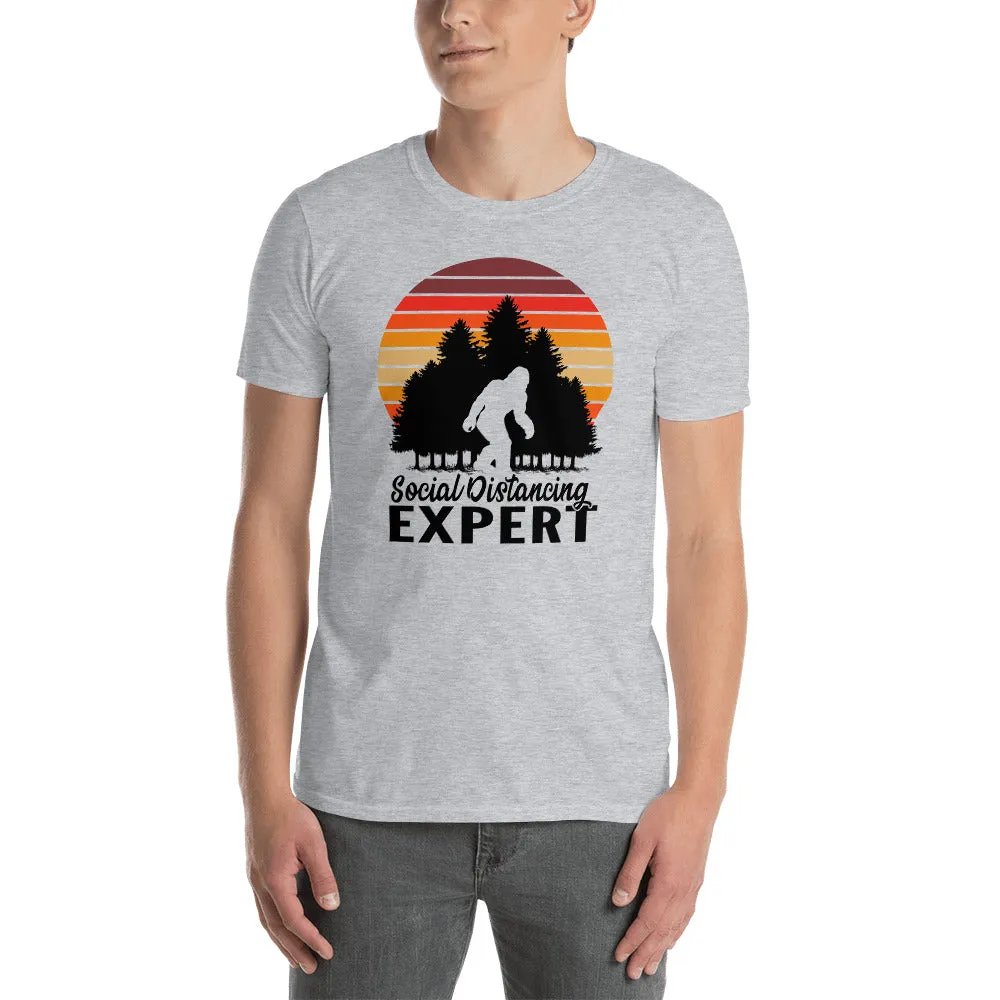 Sasquatch: Social Distancing Expert Men's T-Shirt