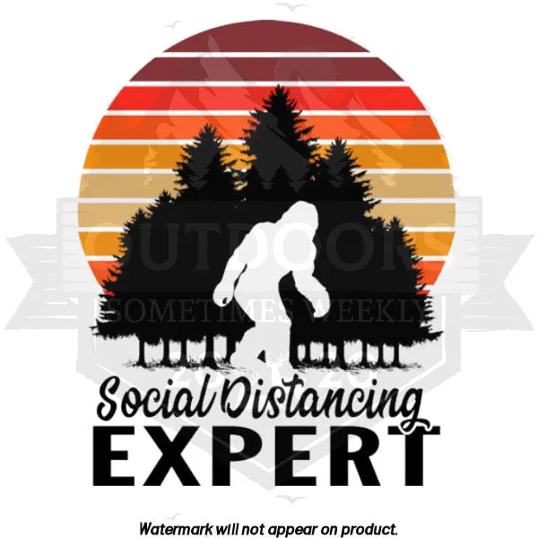 Sasquatch: Social Distancing Expert Women's T-Shirt