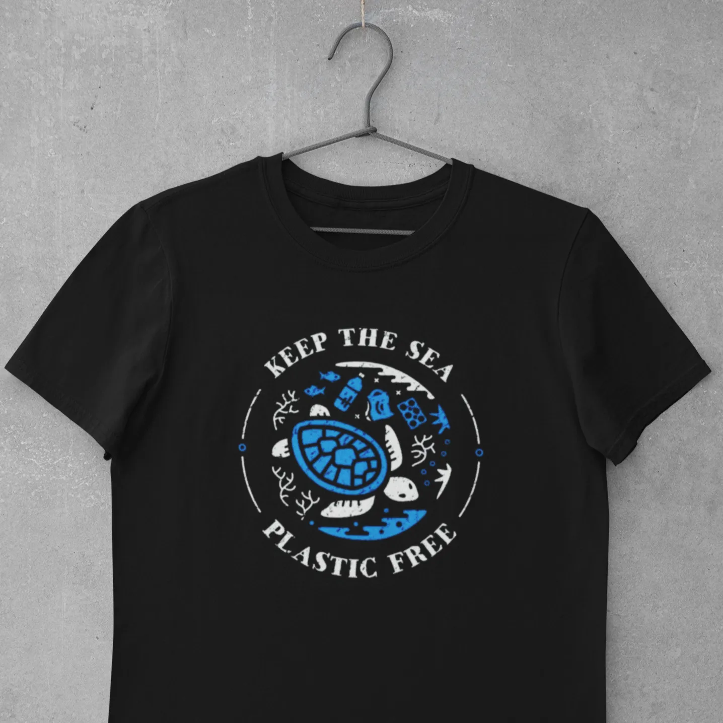 Scuba diving T-Shirt Unisex | Turtle: Keep the Sea Plastic free