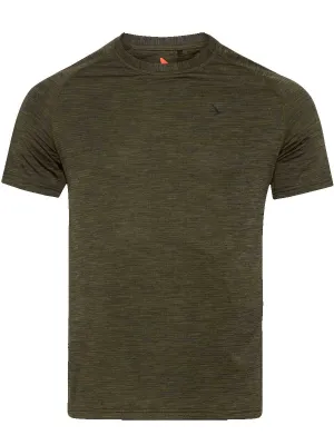 SEELAND Active Short Sleeve T-shirt - Mens - Pine Green