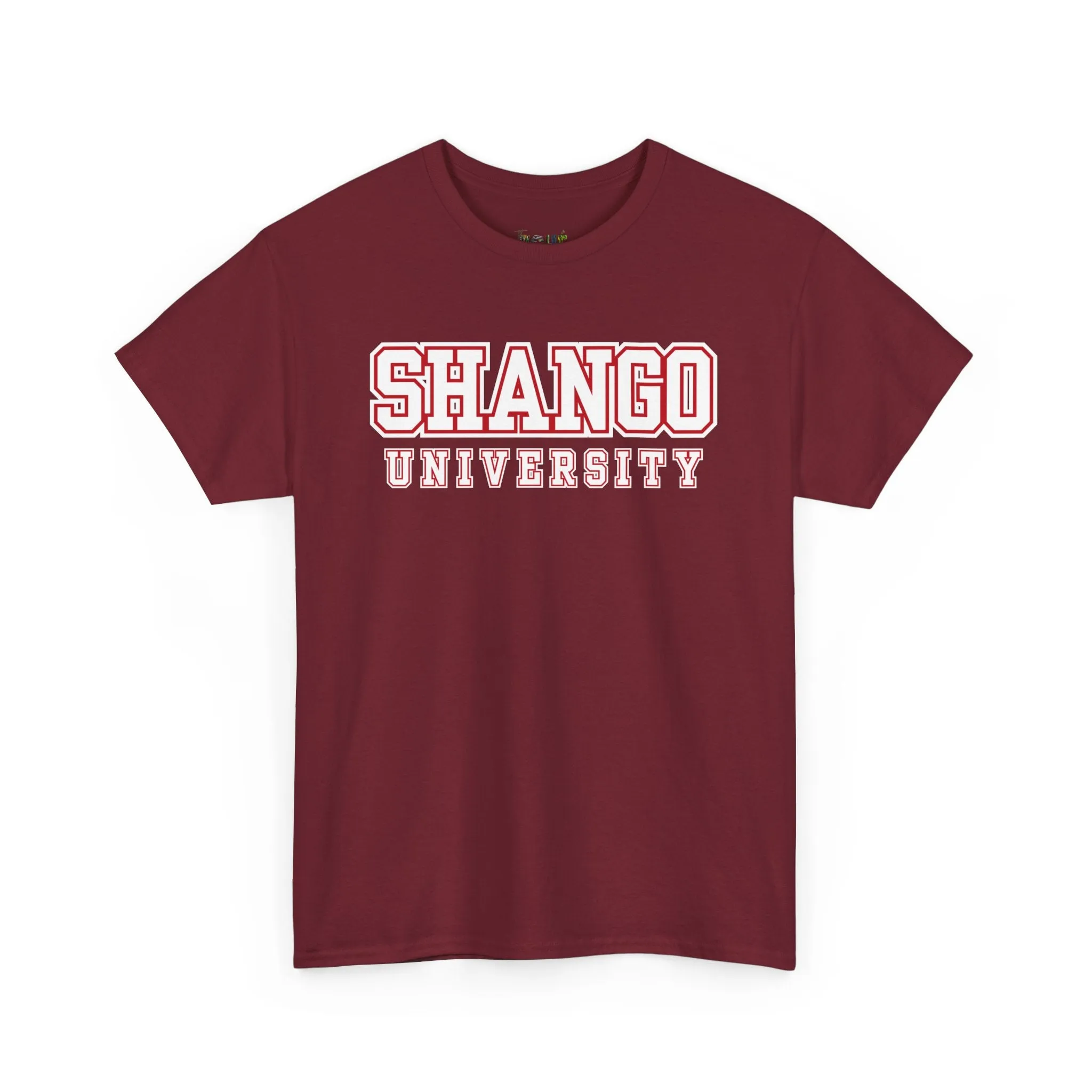 Shango University Unisex Heavy Cotton Tee - Vintage College Style T-Shirt
