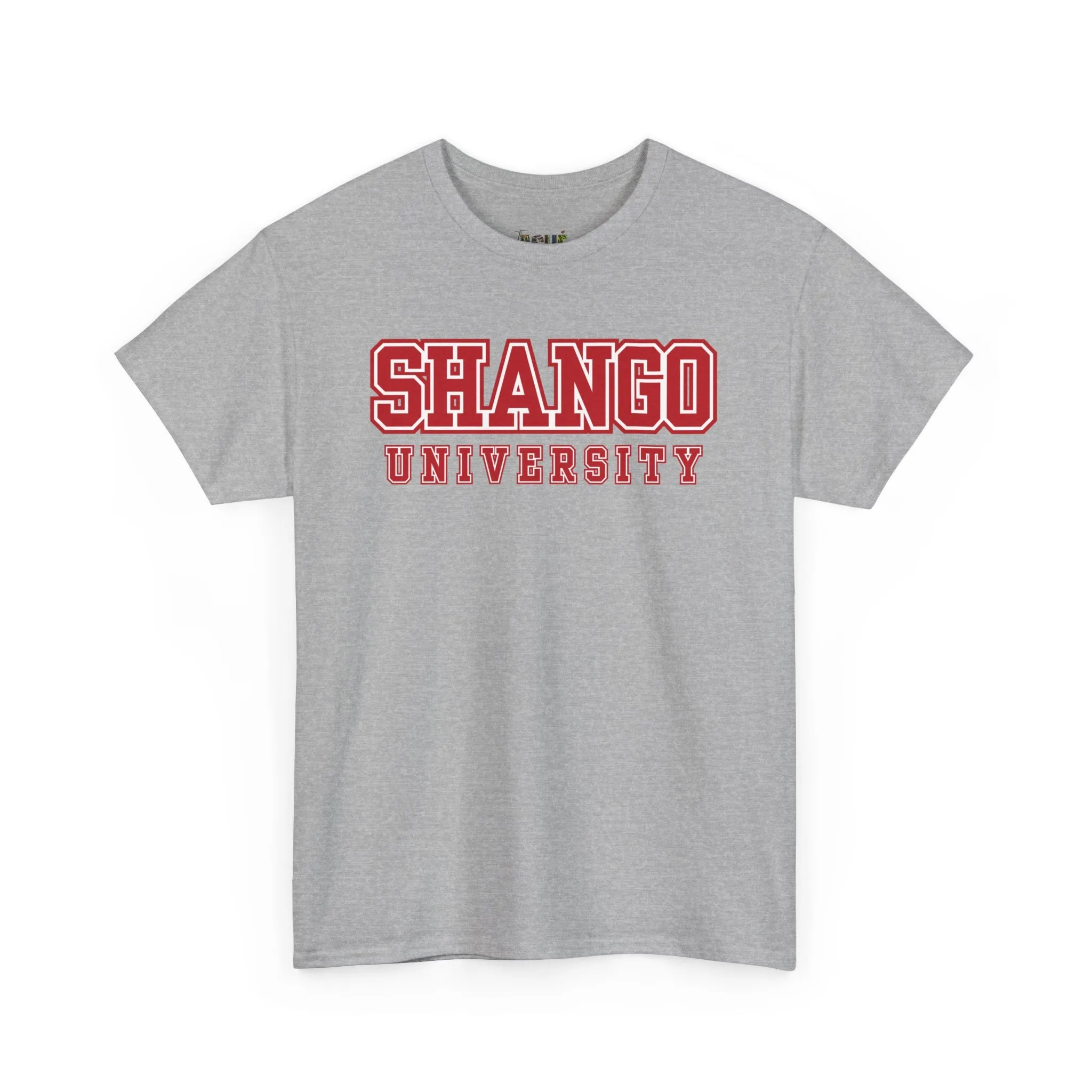 Shango University Unisex Heavy Cotton Tee - Vintage College Style T-Shirt