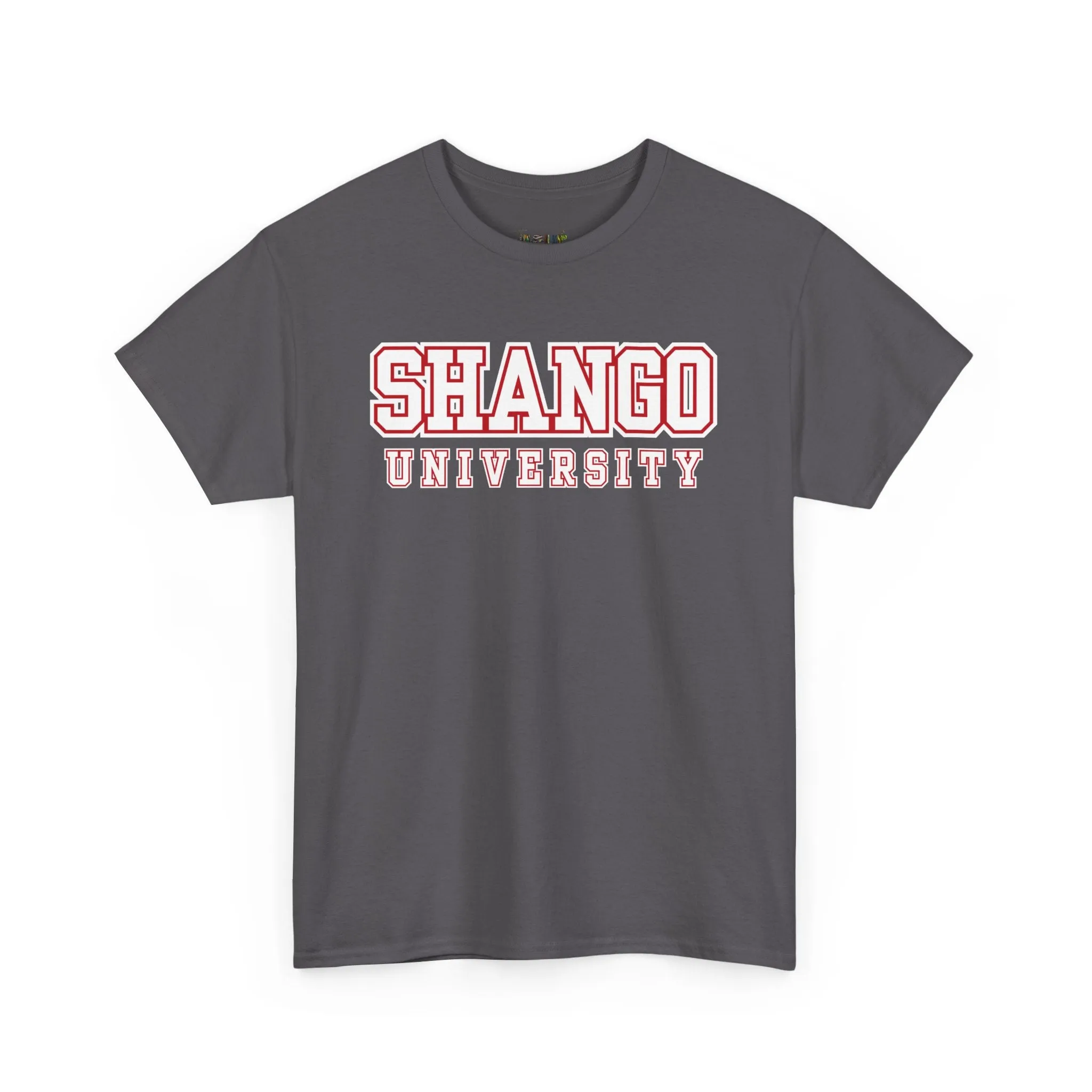 Shango University Unisex Heavy Cotton Tee - Vintage College Style T-Shirt