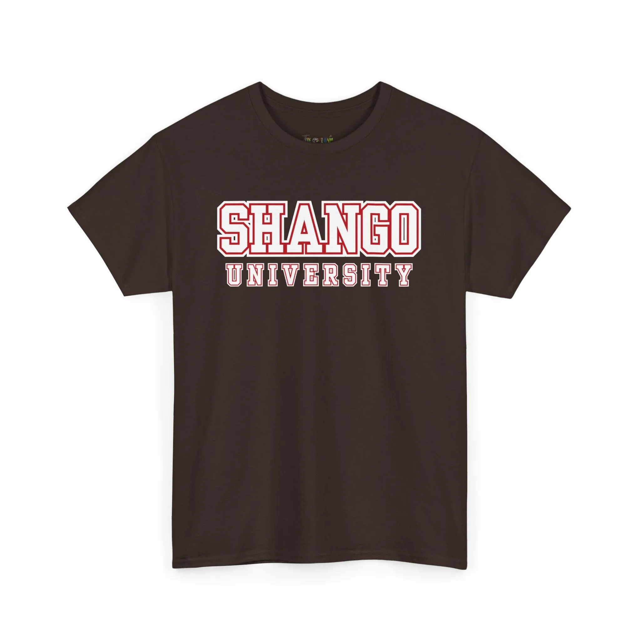 Shango University Unisex Heavy Cotton Tee - Vintage College Style T-Shirt