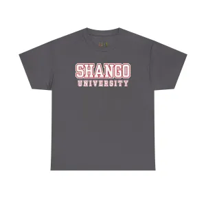 Shango University Unisex Heavy Cotton Tee - Vintage College Style T-Shirt