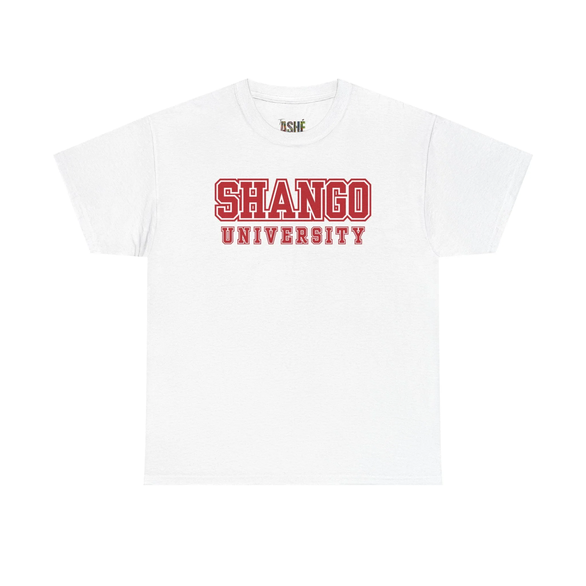 Shango University Unisex Heavy Cotton Tee - Vintage College Style T-Shirt