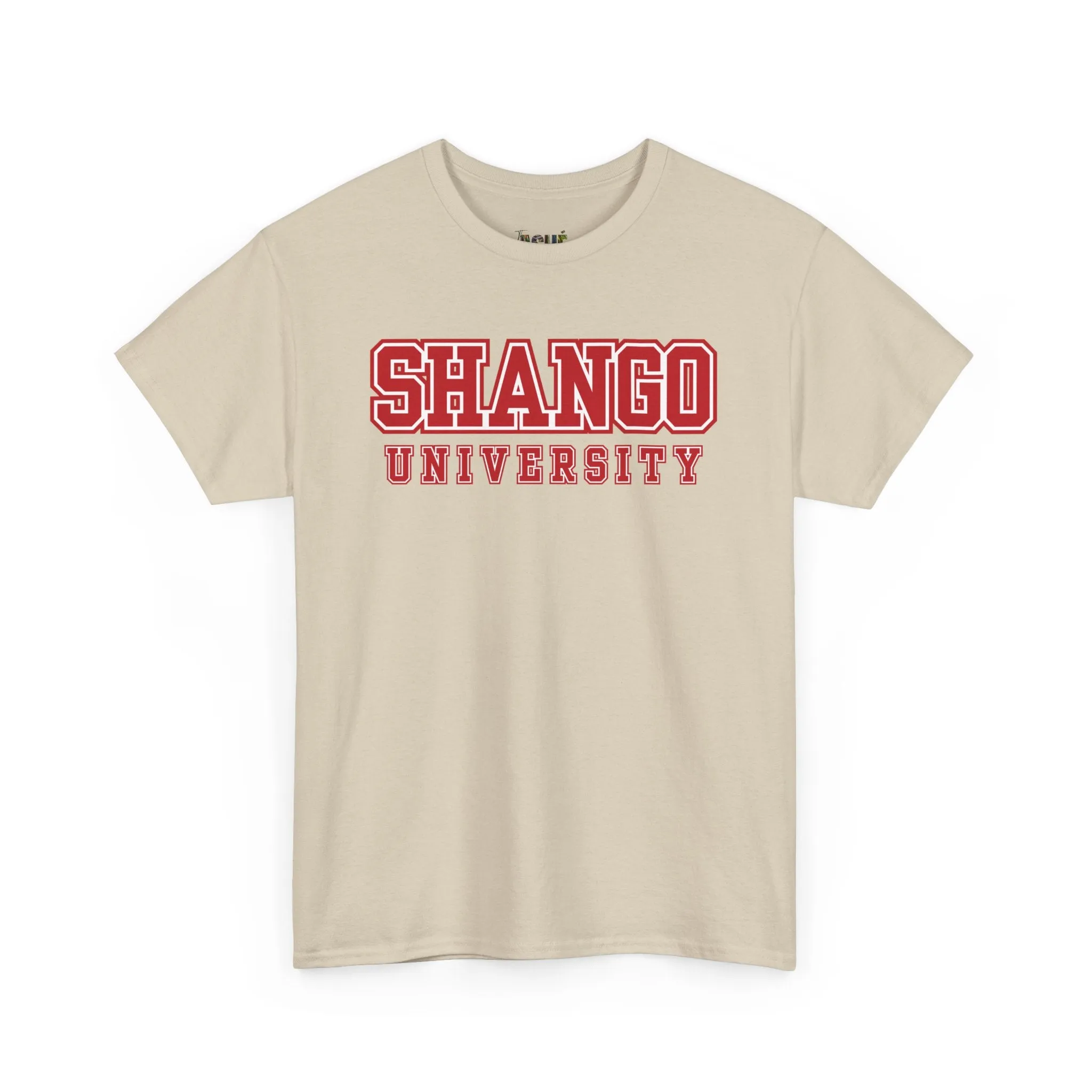 Shango University Unisex Heavy Cotton Tee - Vintage College Style T-Shirt