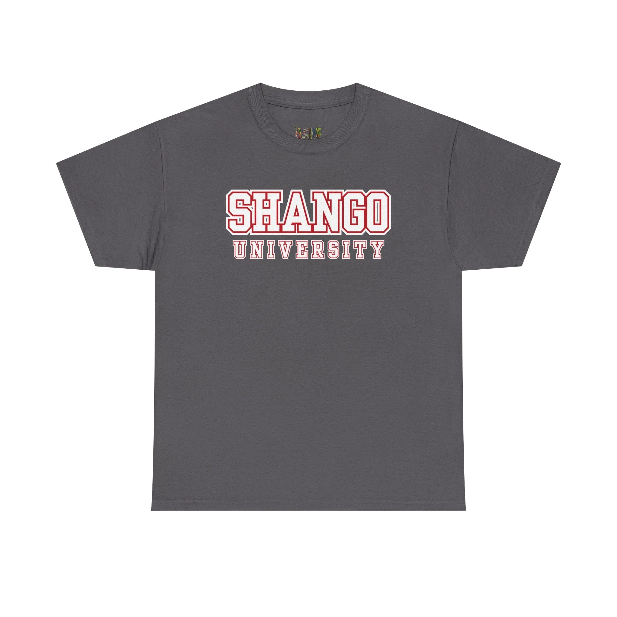 Shango University Unisex Heavy Cotton Tee - Vintage College Style T-Shirt
