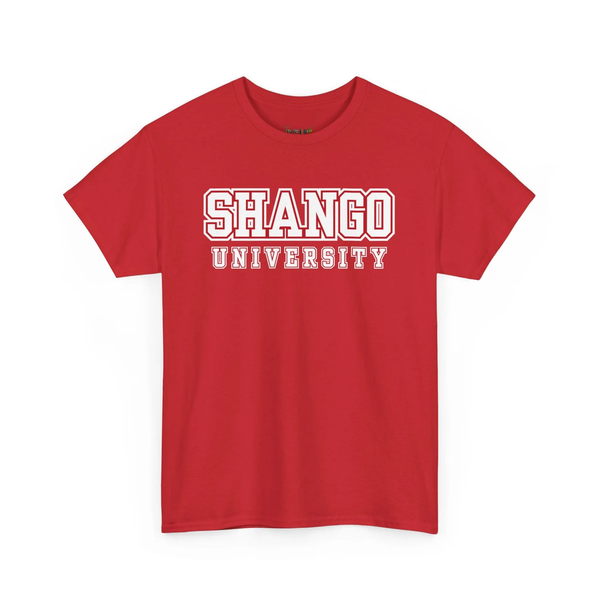 Shango University Unisex Heavy Cotton Tee - Vintage College Style T-Shirt