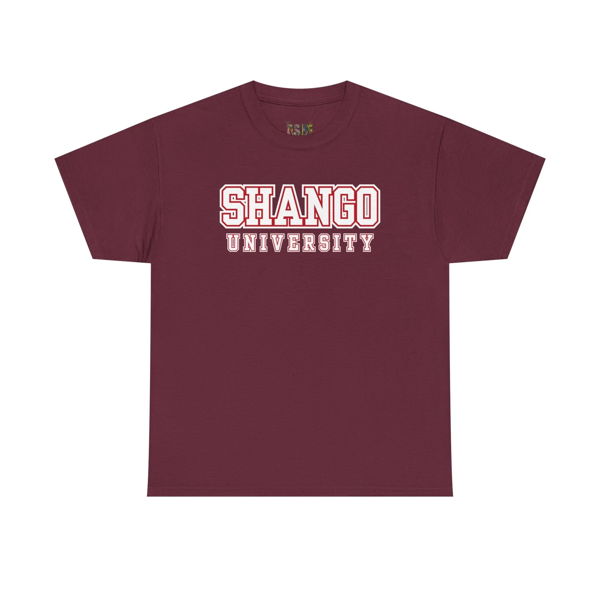 Shango University Unisex Heavy Cotton Tee - Vintage College Style T-Shirt