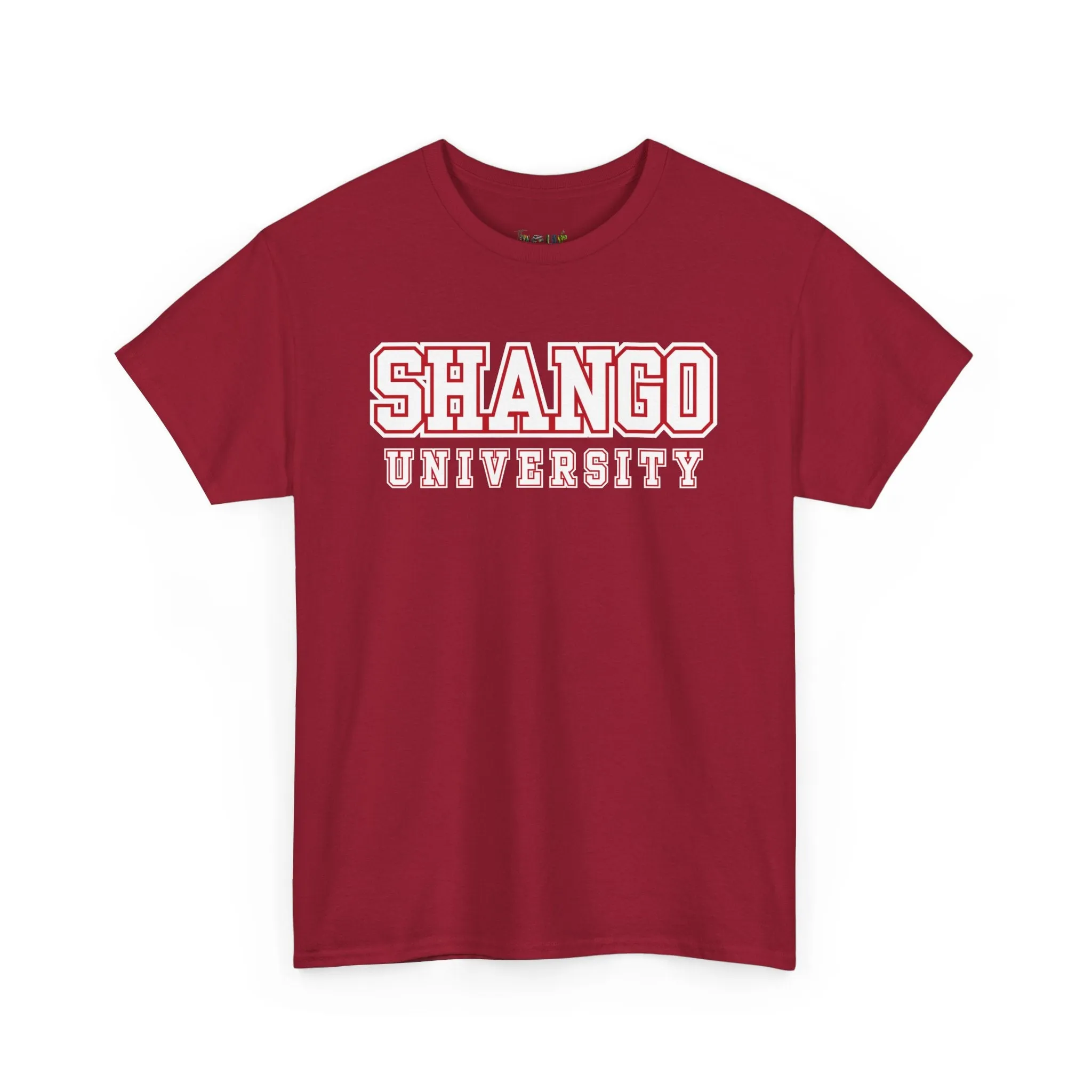 Shango University Unisex Heavy Cotton Tee - Vintage College Style T-Shirt