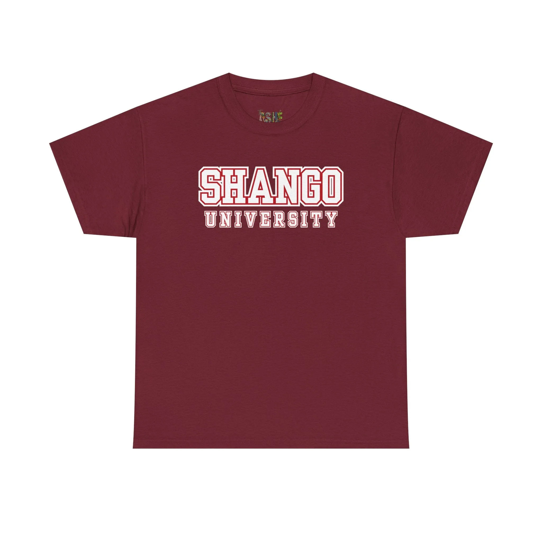 Shango University Unisex Heavy Cotton Tee - Vintage College Style T-Shirt