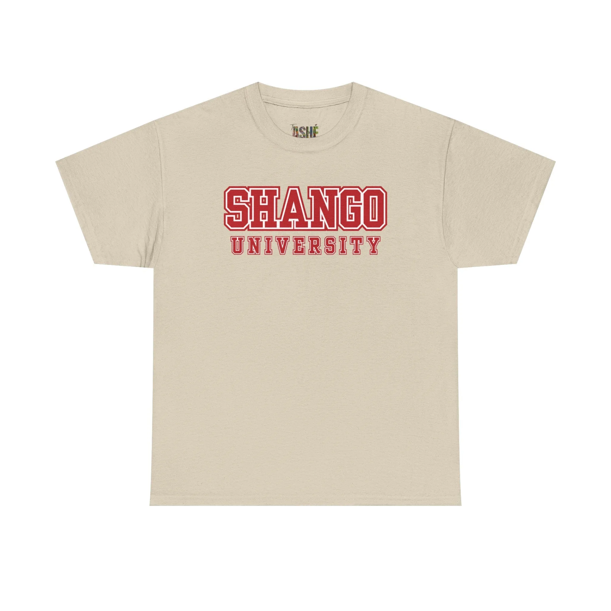 Shango University Unisex Heavy Cotton Tee - Vintage College Style T-Shirt