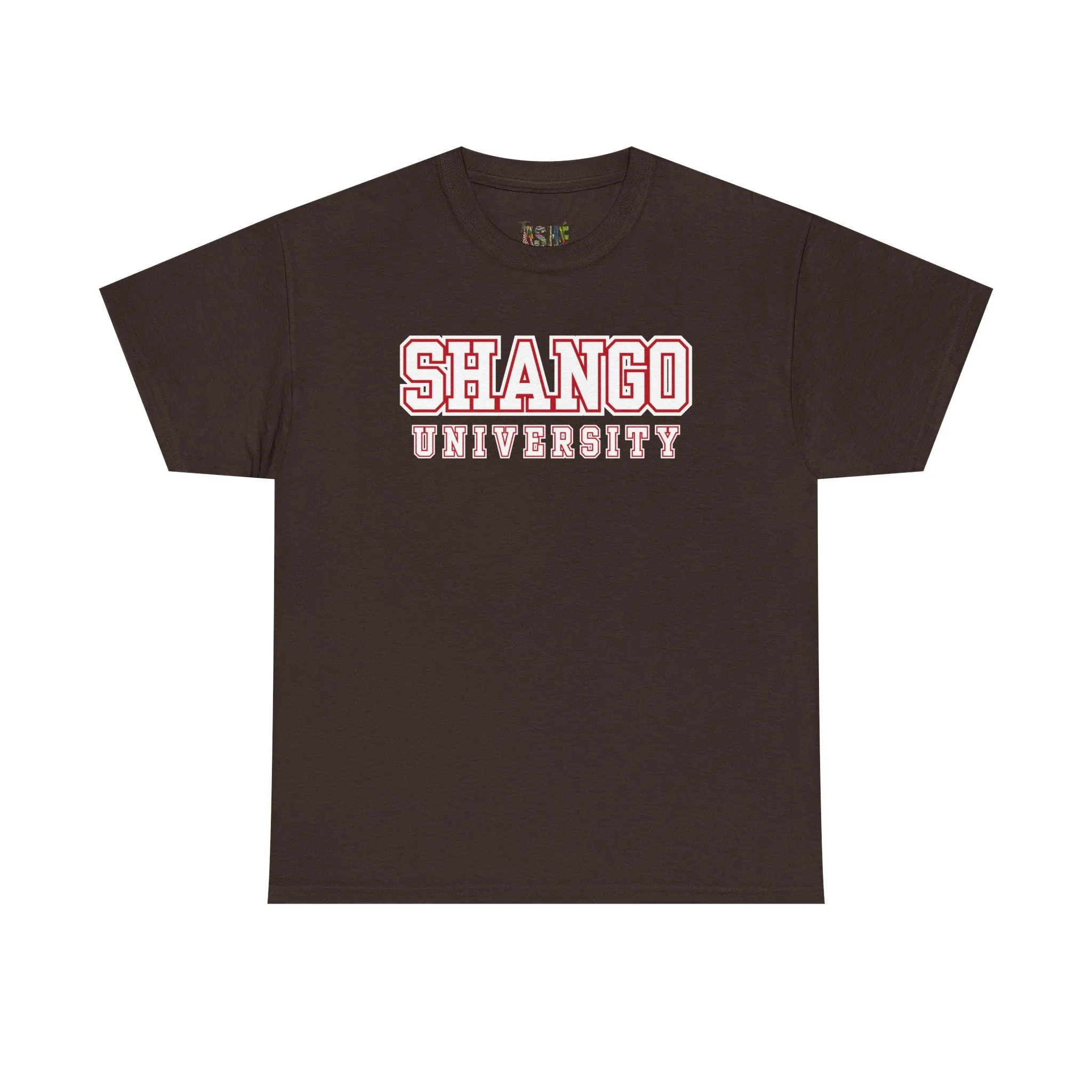 Shango University Unisex Heavy Cotton Tee - Vintage College Style T-Shirt