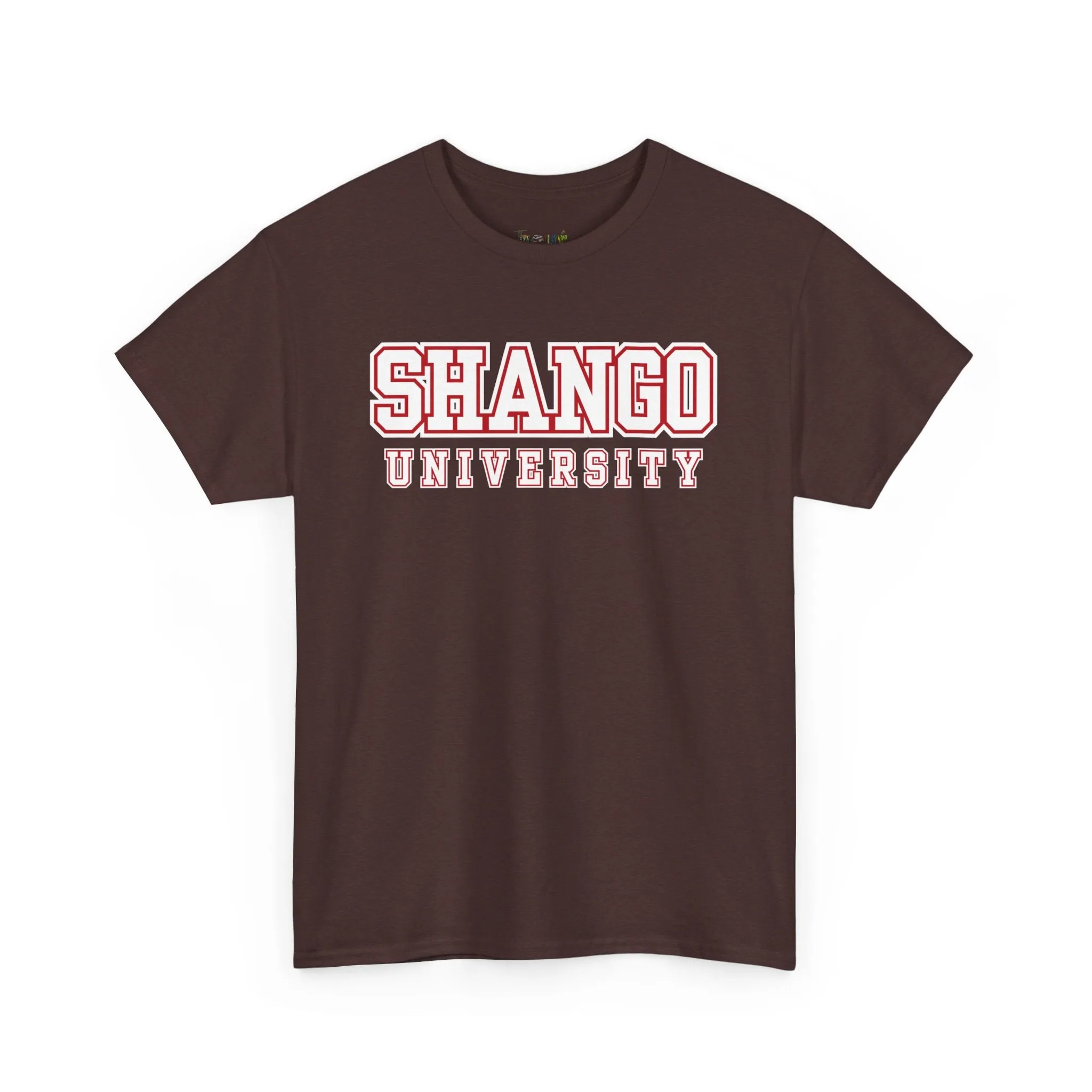 Shango University Unisex Heavy Cotton Tee - Vintage College Style T-Shirt