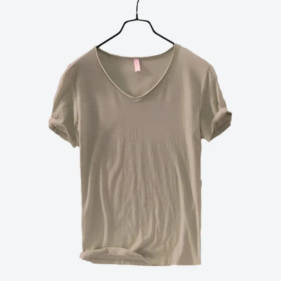 Soft Lightweight Casual V-Neck T-Shirts