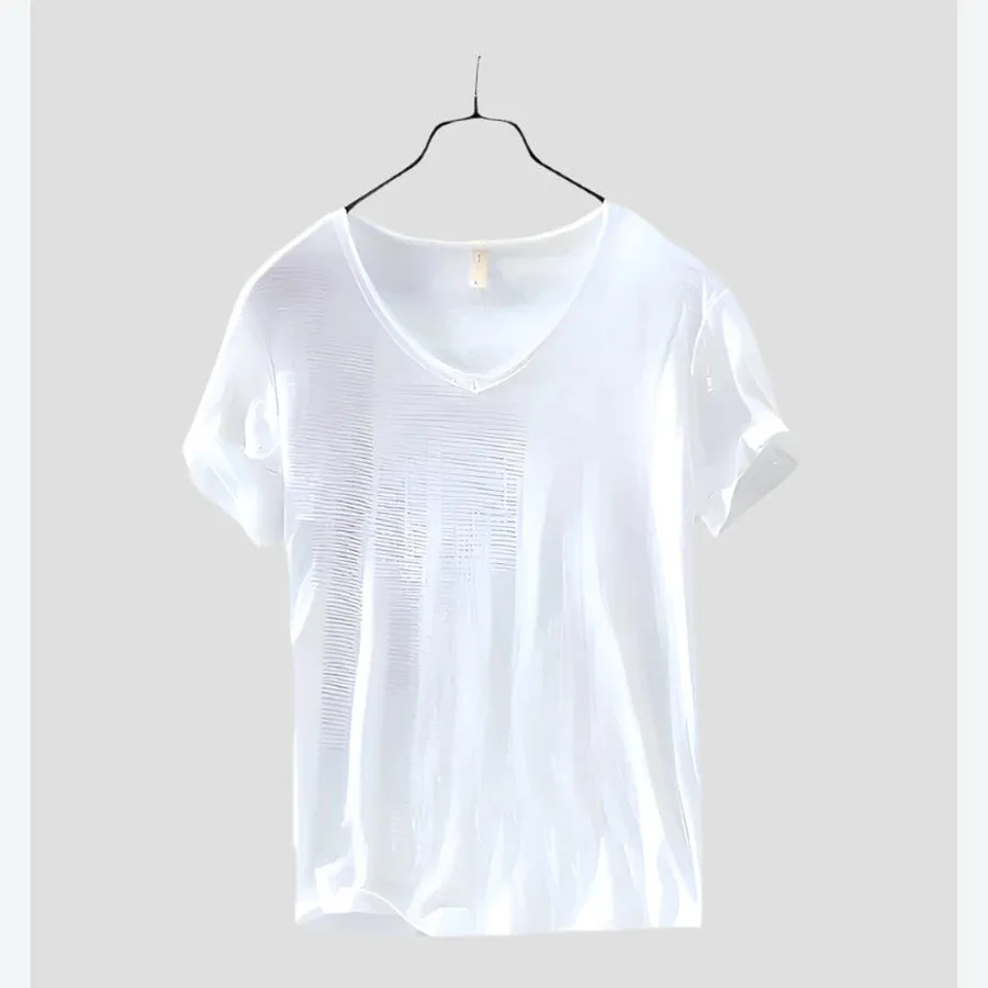 Soft Lightweight Casual V-Neck T-Shirts