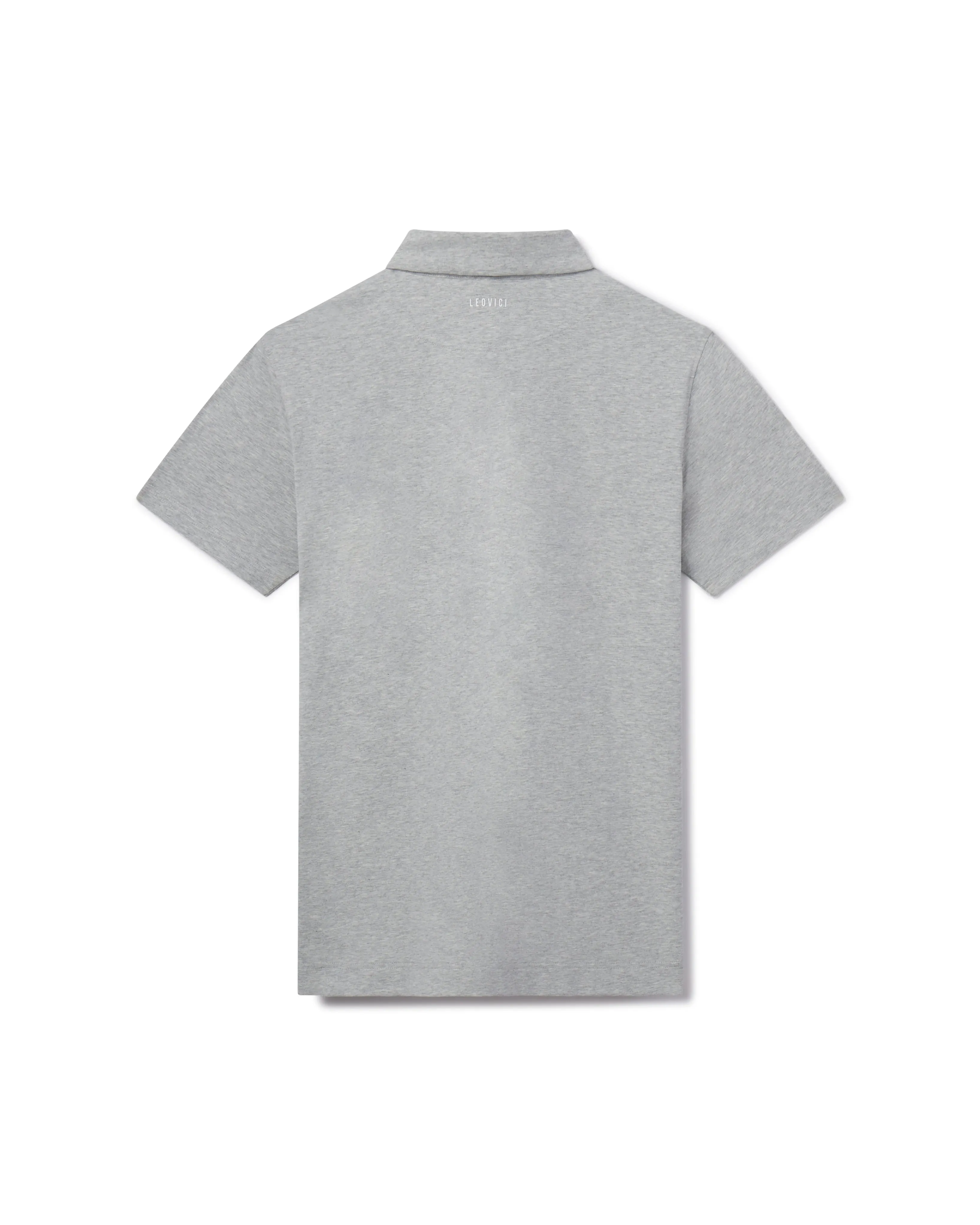 SS Supima Polo - Heather