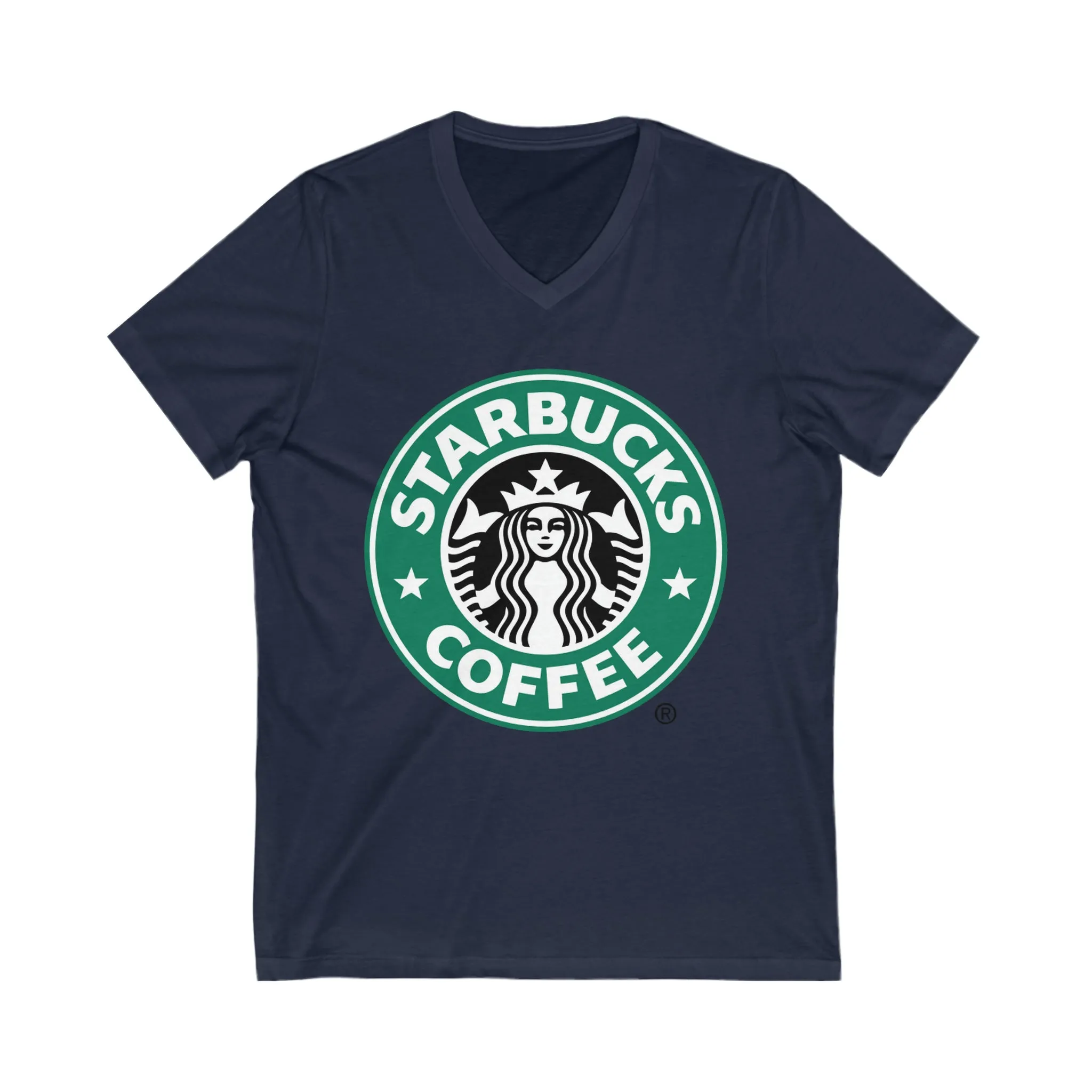 Starbucks V Neck T-shirts