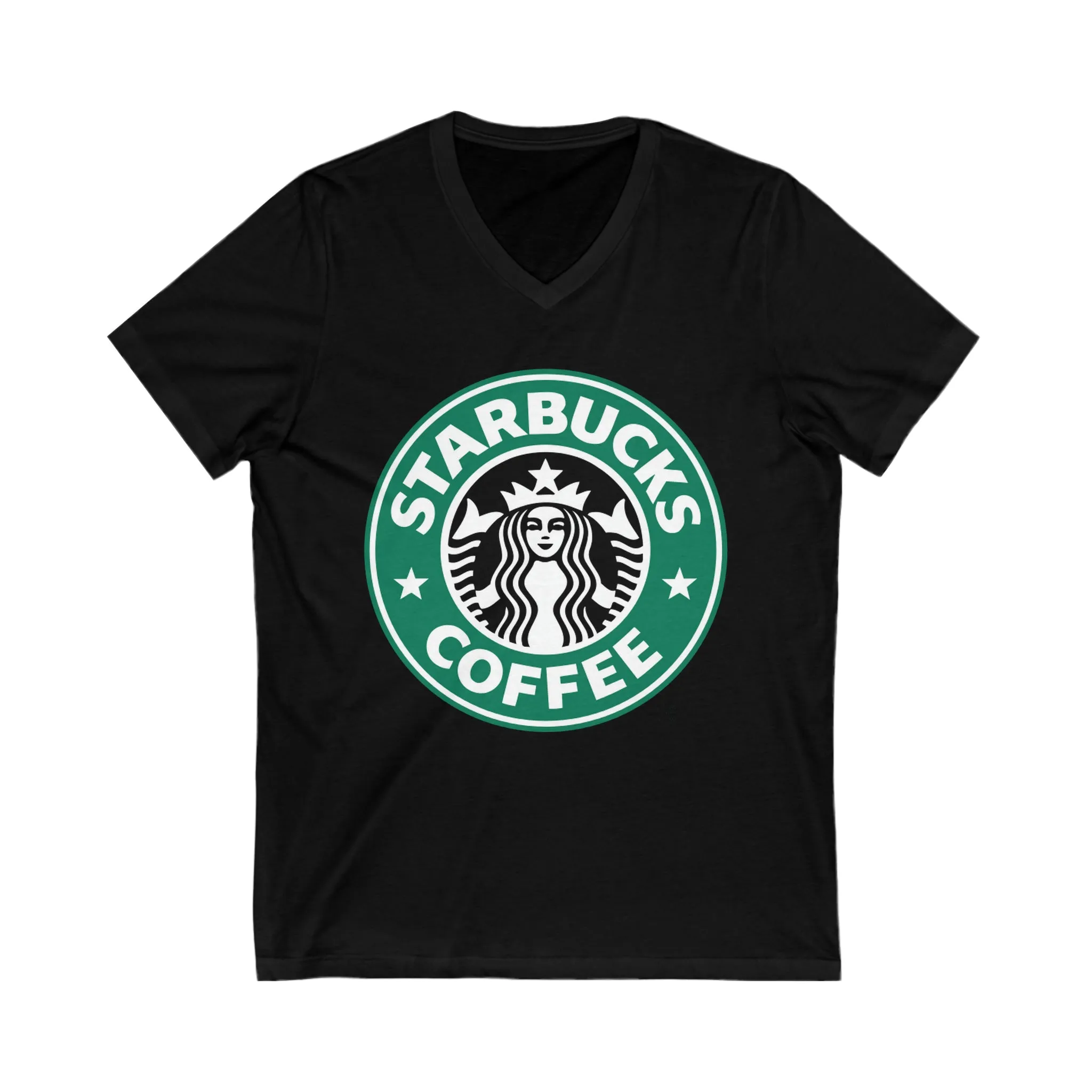 Starbucks V Neck T-shirts