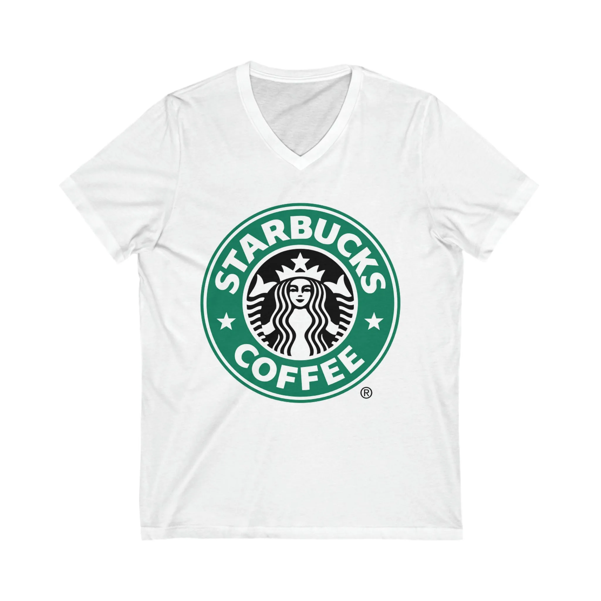 Starbucks V Neck T-shirts
