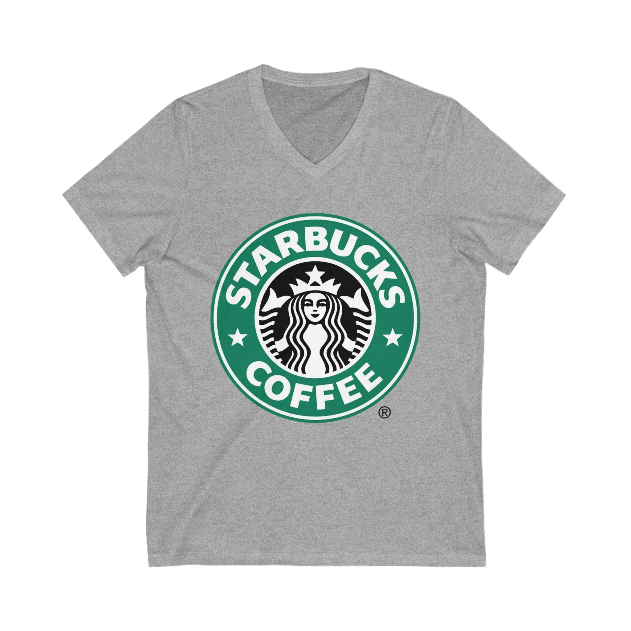 Starbucks V Neck T-shirts