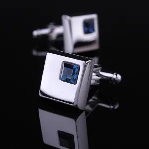 Stylish Mens Stainless Steel Square Cufflinks for Shirt with Box - Hand Crafted Perfect Gift