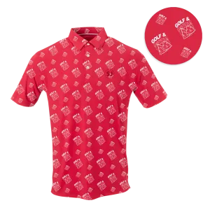 SwingJuice Golf and Pizza Mens Performance Polo