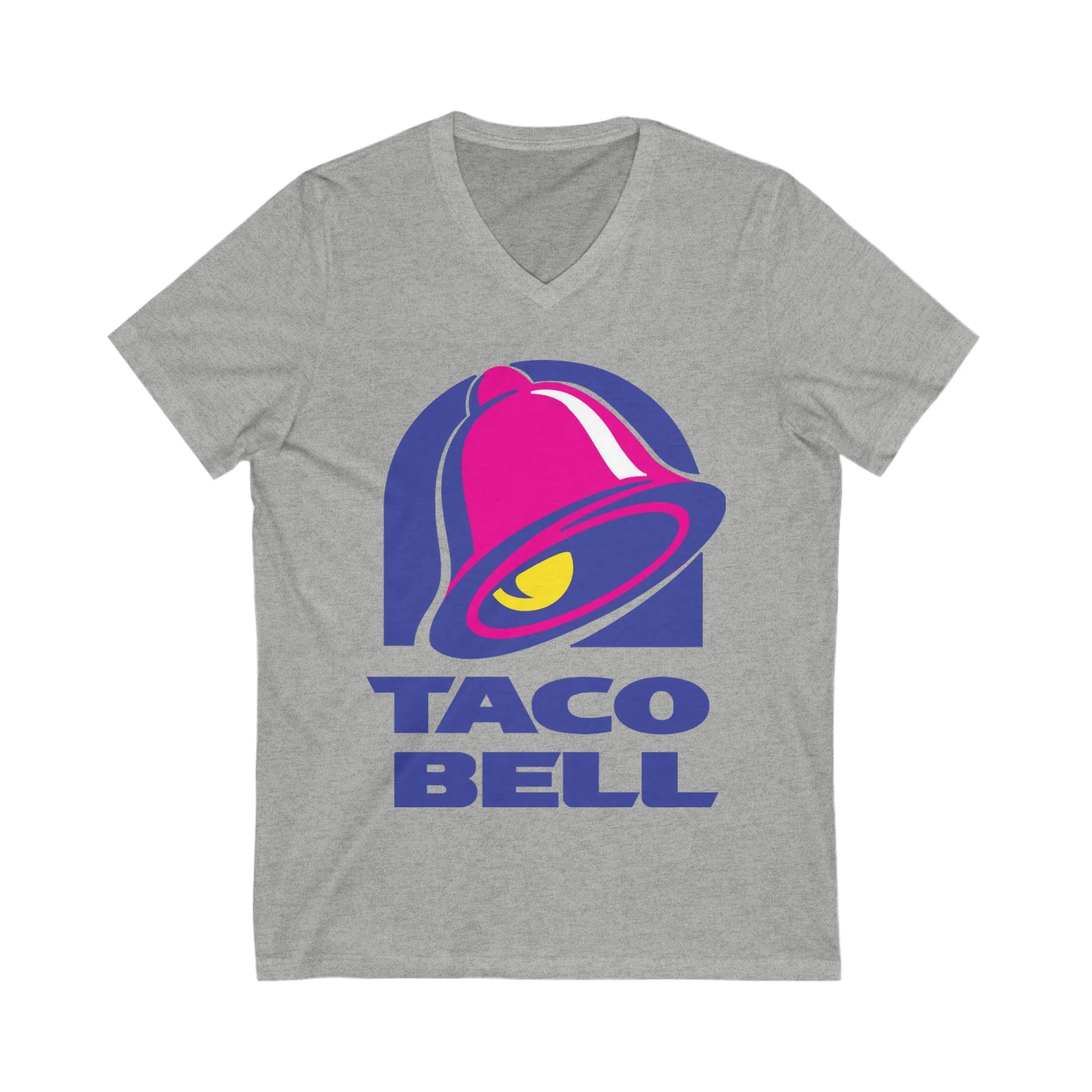 Taco Bell Logo Unisex Short Sleeve V-Neck Tee
