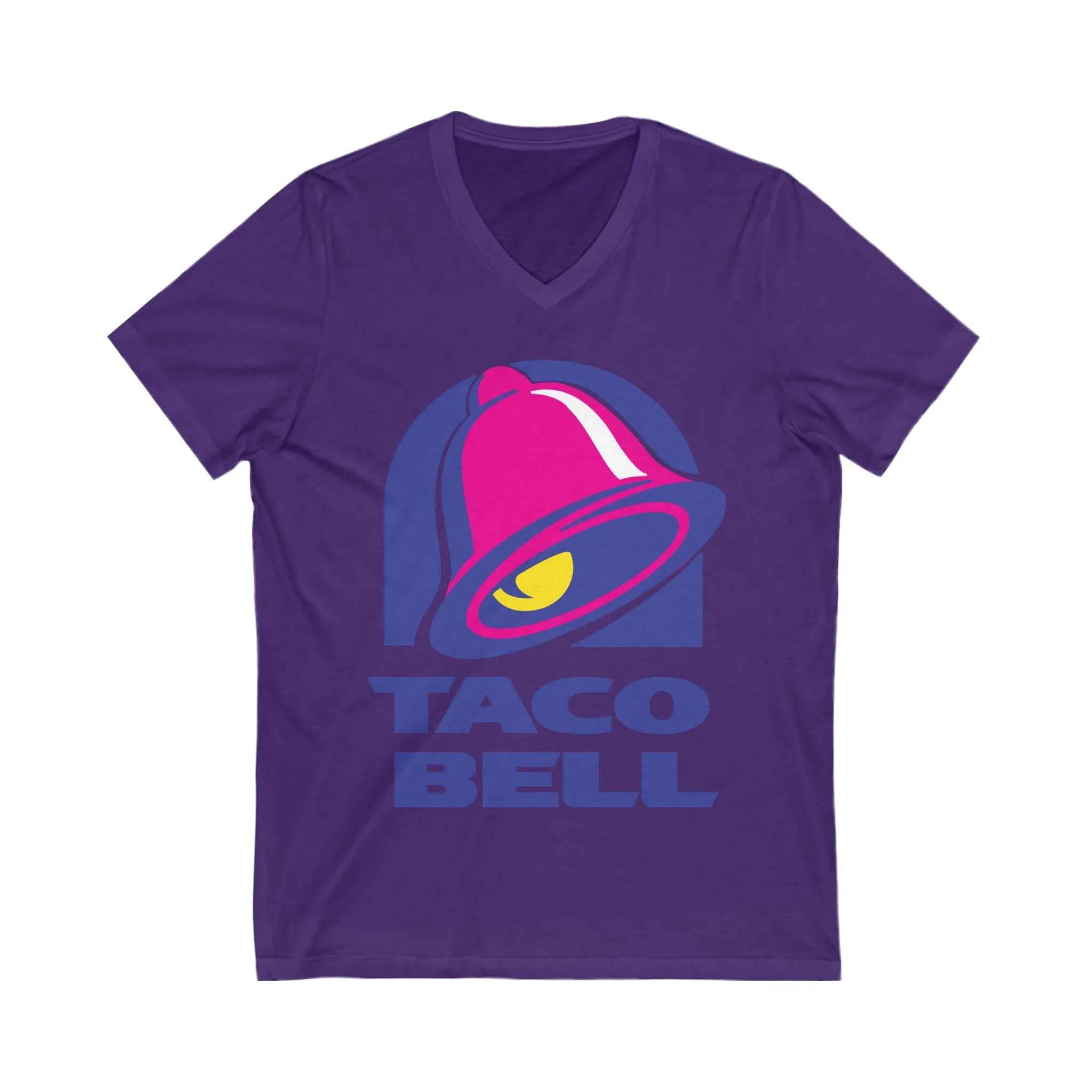 Taco Bell Logo Unisex Short Sleeve V-Neck Tee