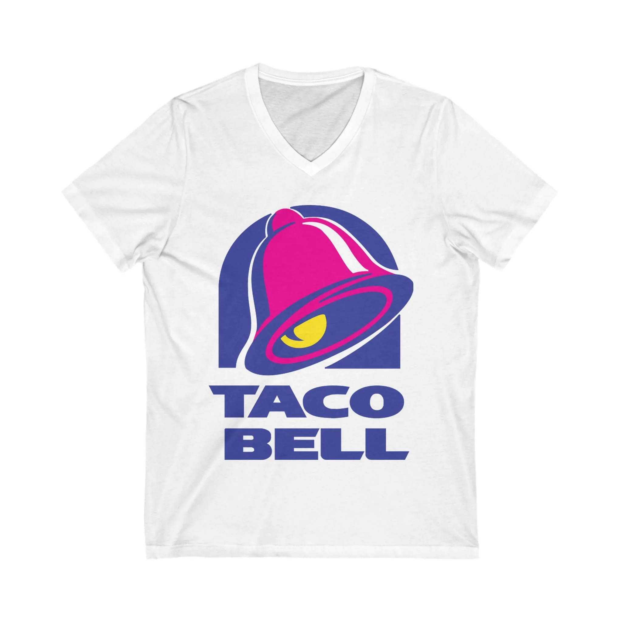 Taco Bell Logo Unisex Short Sleeve V-Neck Tee