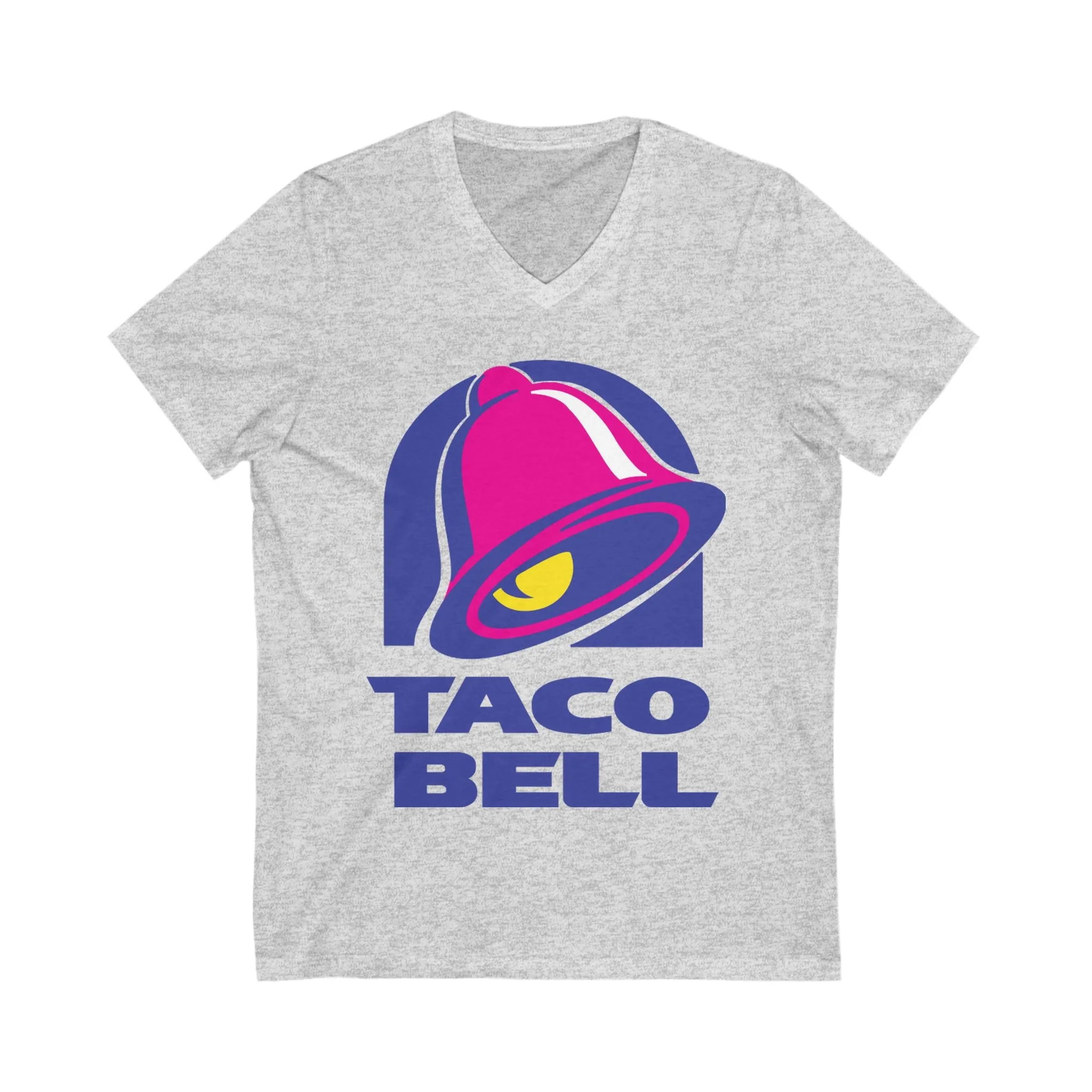 Taco Bell Logo Unisex Short Sleeve V-Neck Tee