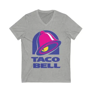 Taco Bell Logo Unisex Short Sleeve V-Neck Tee
