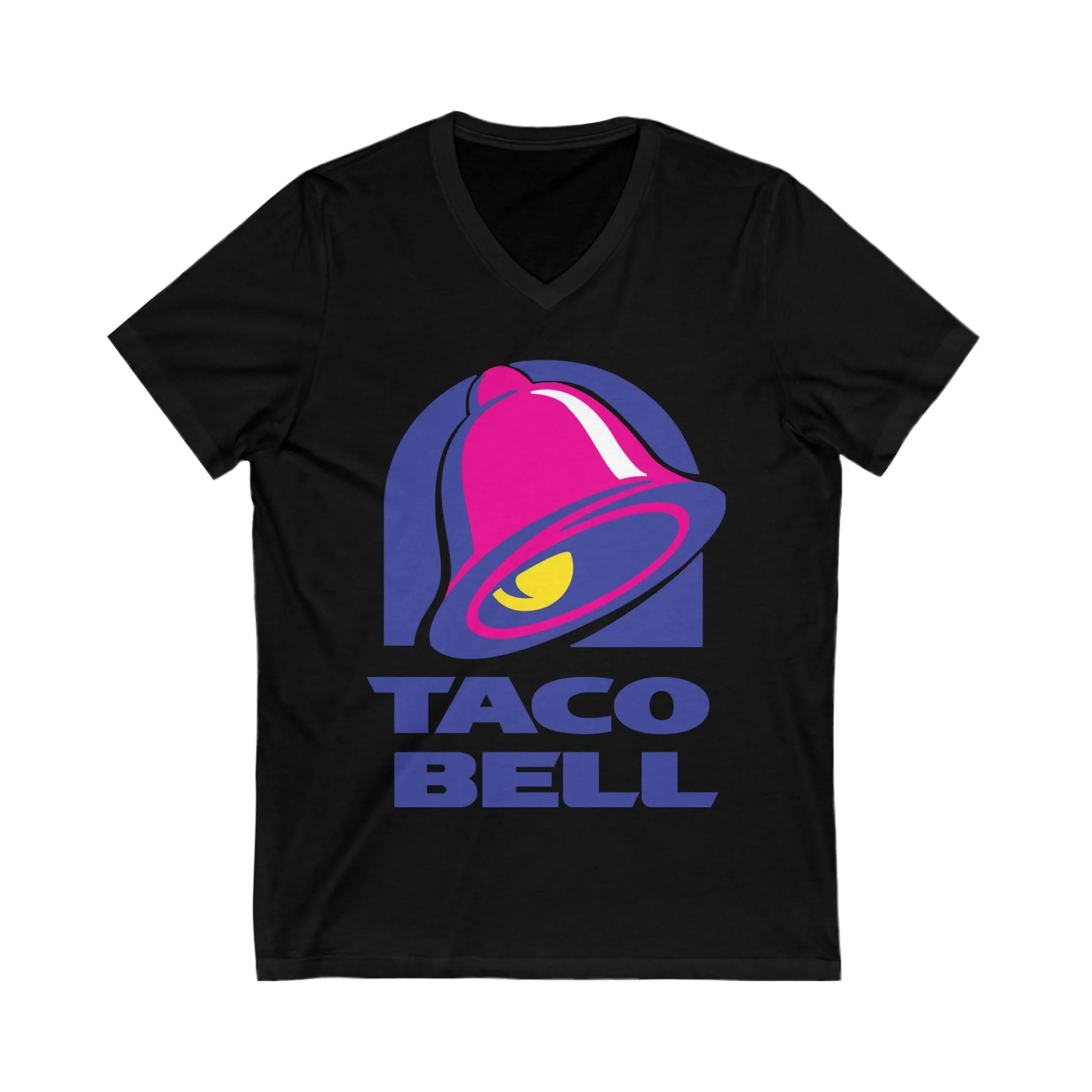 Taco Bell Logo Unisex Short Sleeve V-Neck Tee