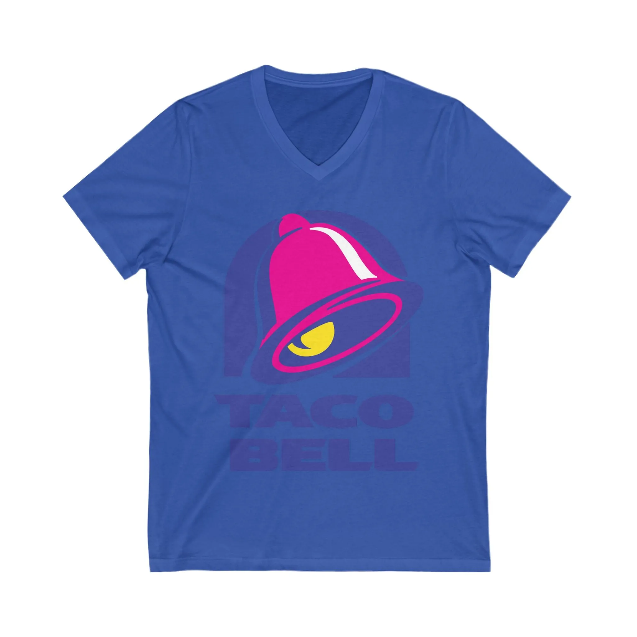 Taco Bell Logo Unisex Short Sleeve V-Neck Tee